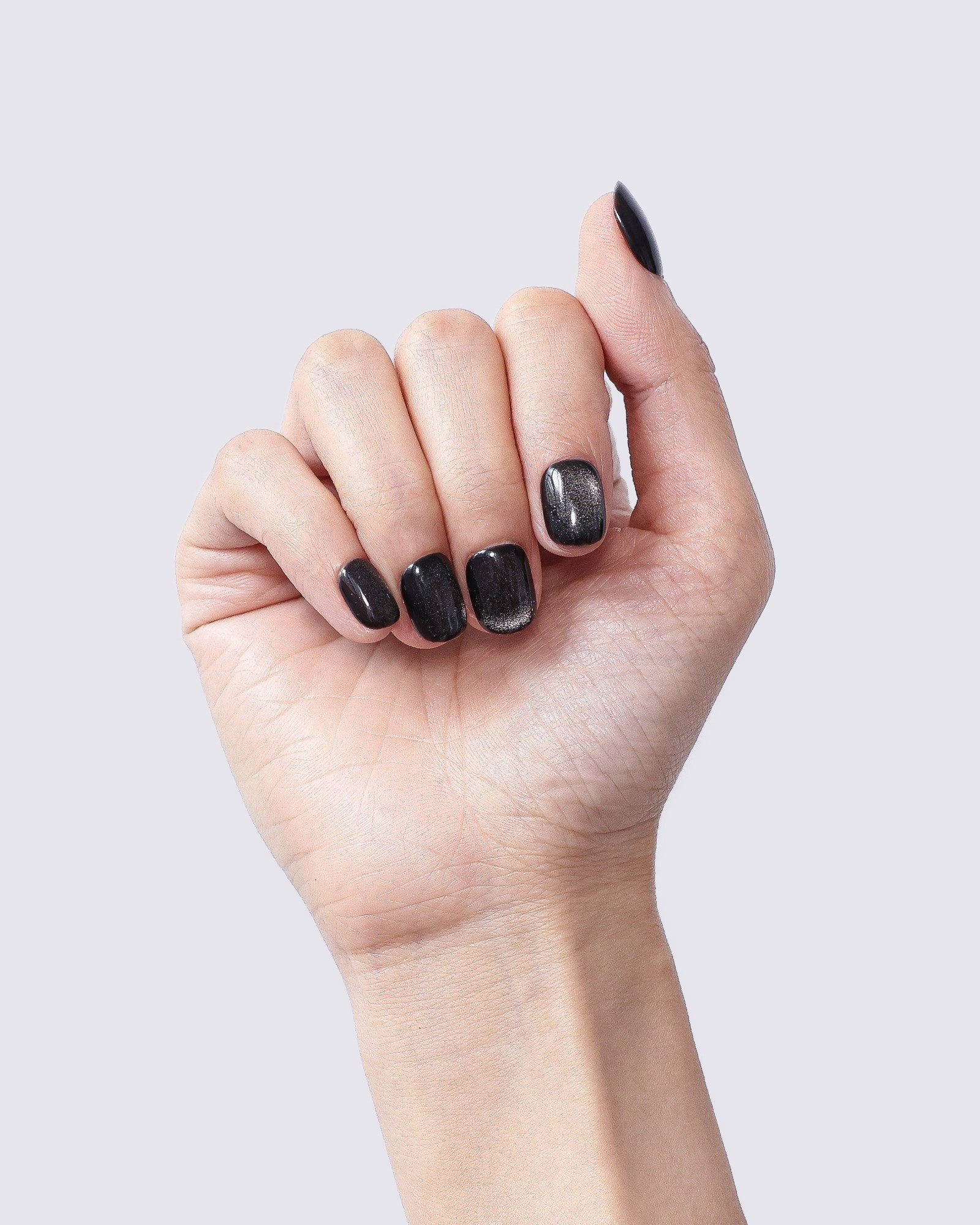 Black Nebula Cat Eye Press Ons