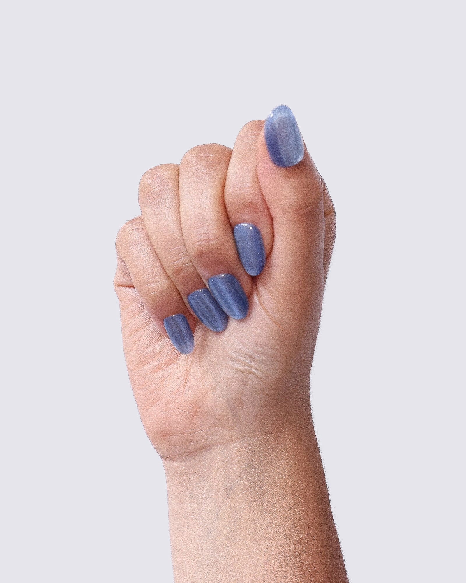 Blue Mirage Cat Eye Press Ons