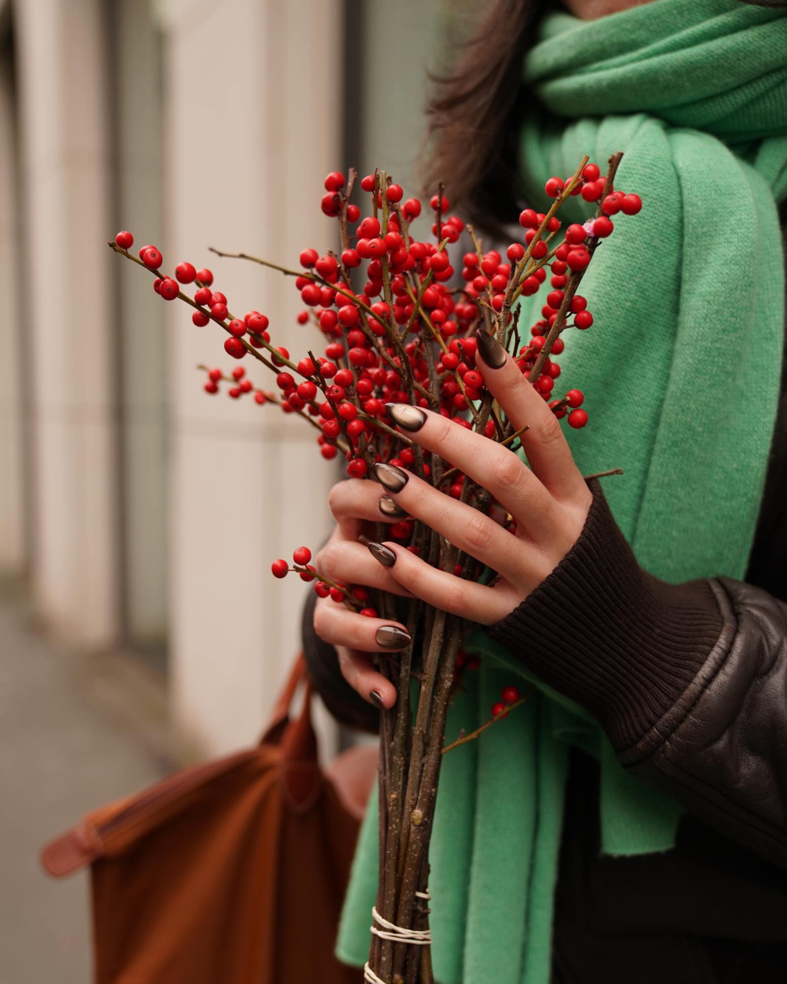 Chestnut Amber Press Ons