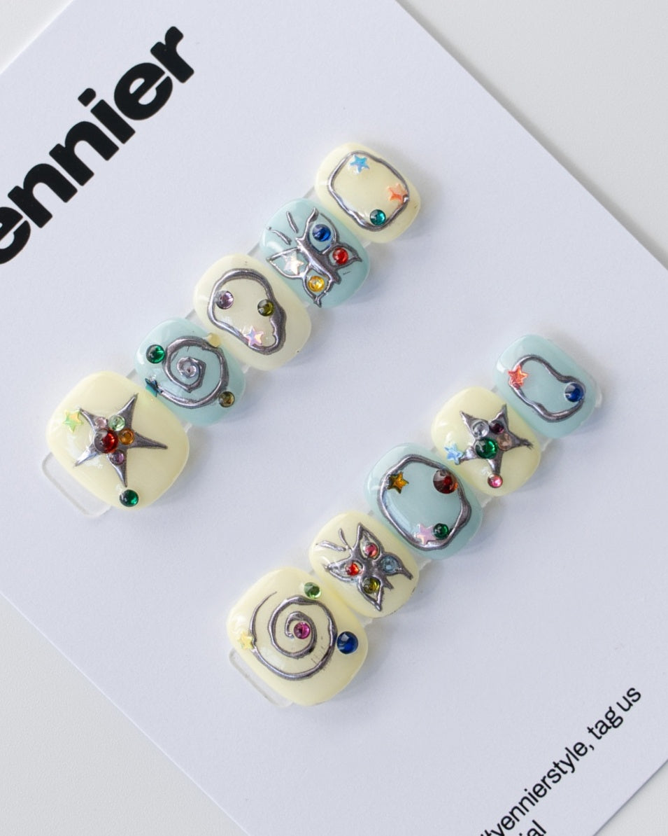 Doodle Pop 3D Press Ons