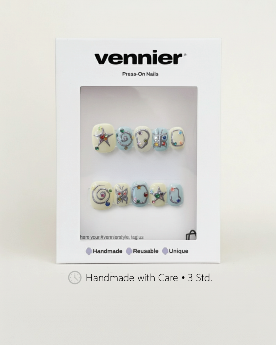 Doodle Pop 3D Press Ons