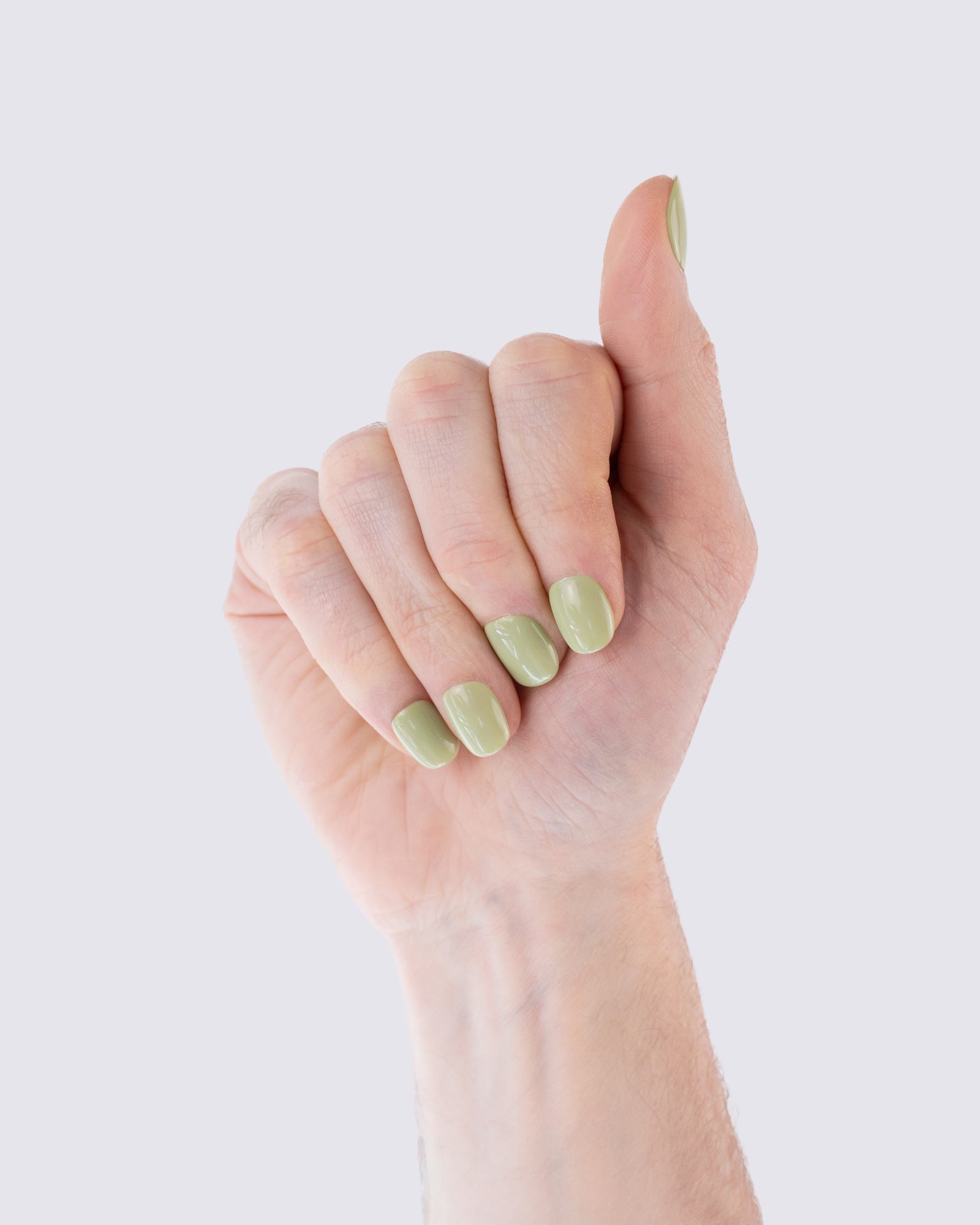 Pastel Matcha Press Ons