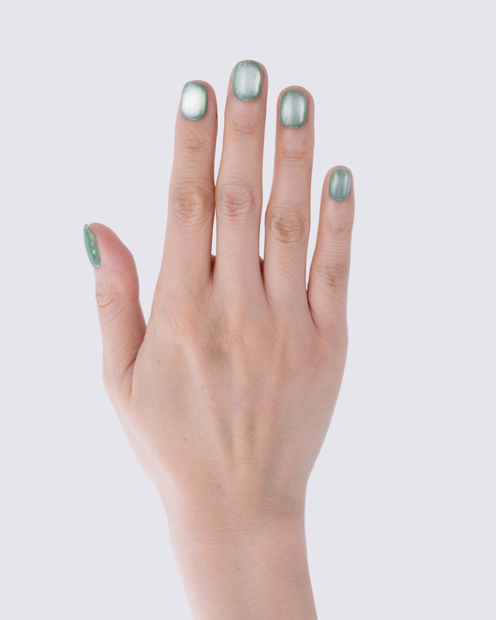 Mint Cat Eye Press Ons