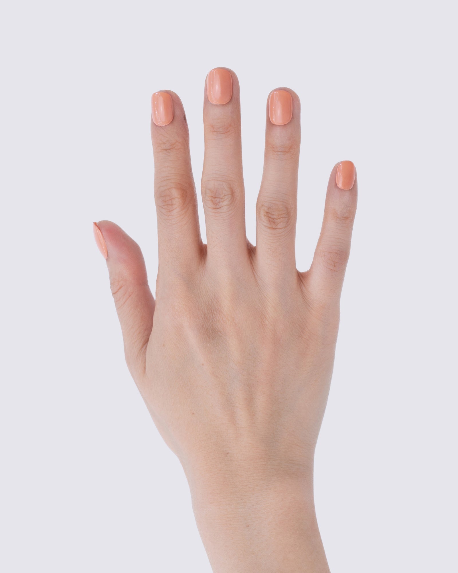 Peachy Glow Press Ons