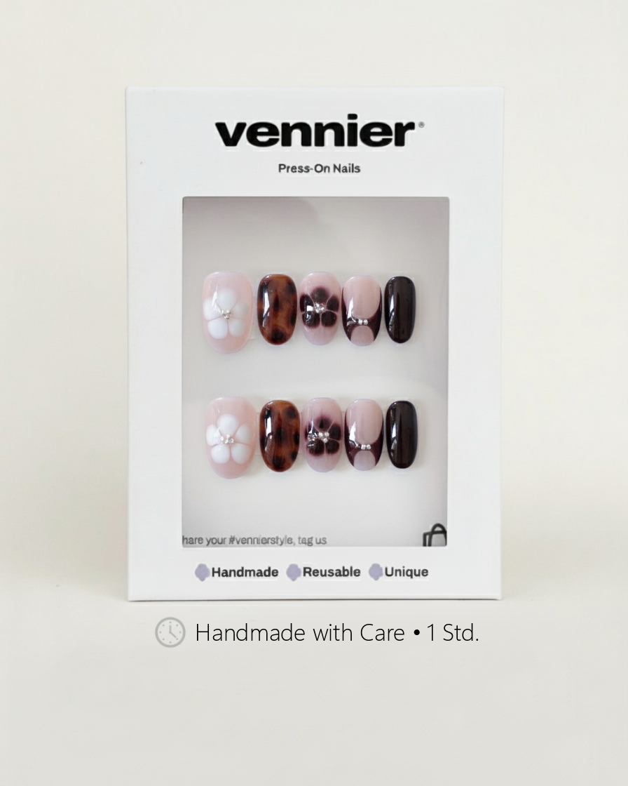 Dotty Garden 3D Press Ons