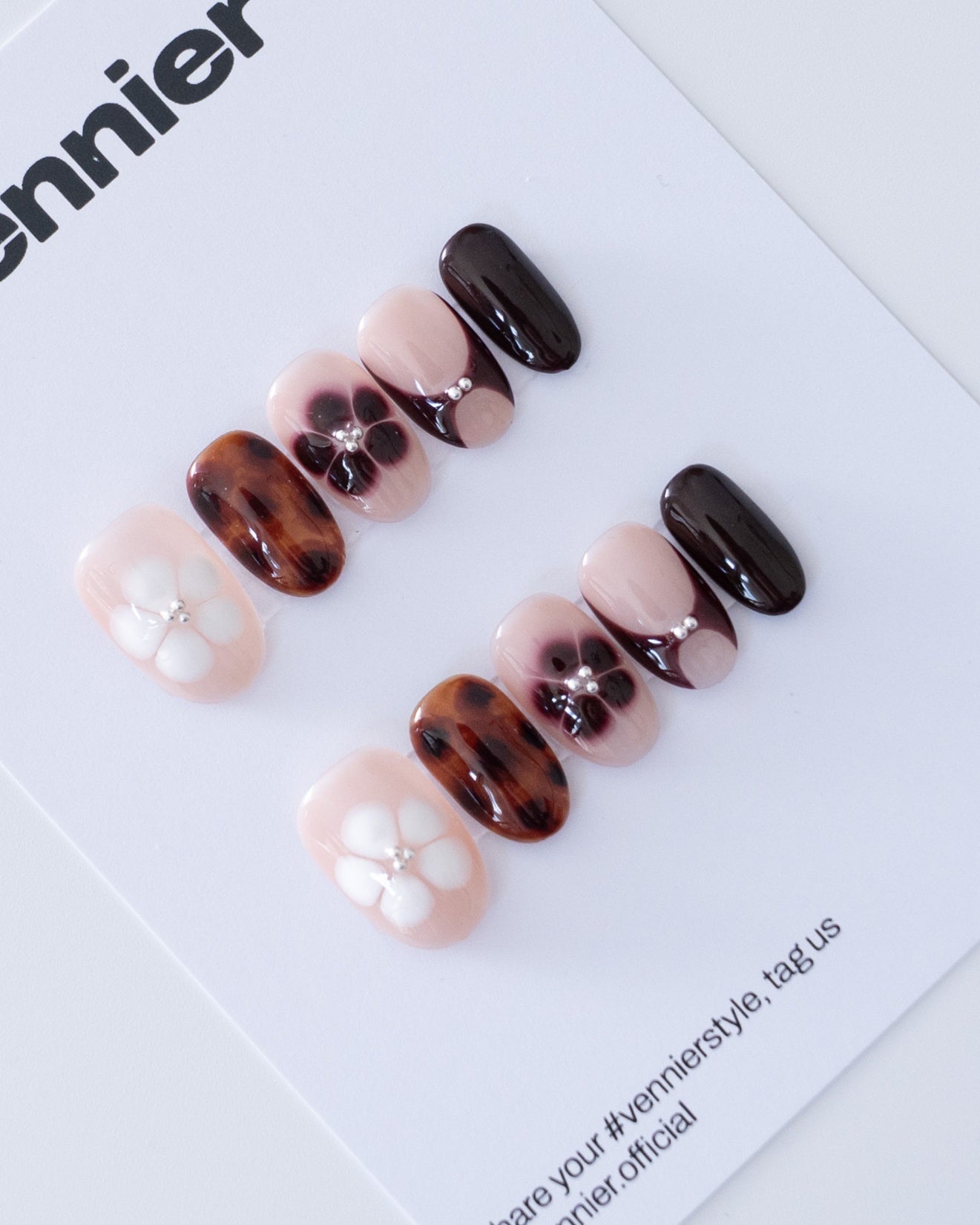 Dotty Garden 3D Press Ons