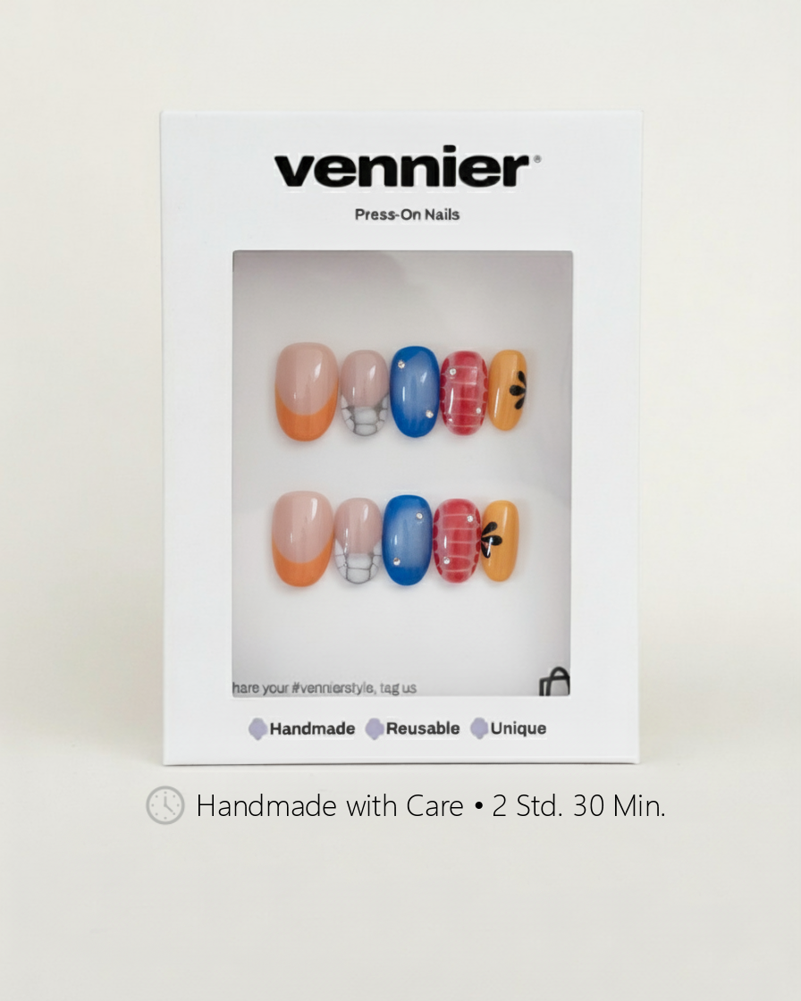 Cabana Palm 3D Press Ons