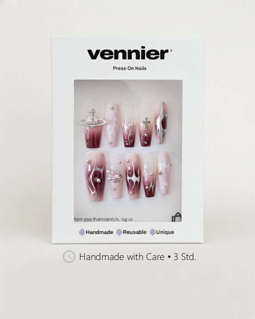 Venus Flame 3D Press Ons