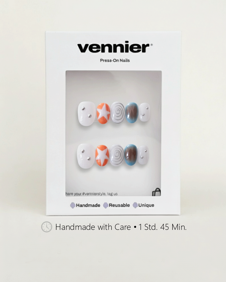 Captain Star 3D Press Ons