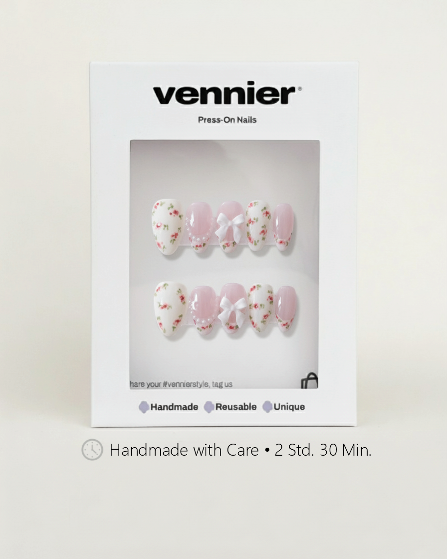 Roseblush 3D Press Ons