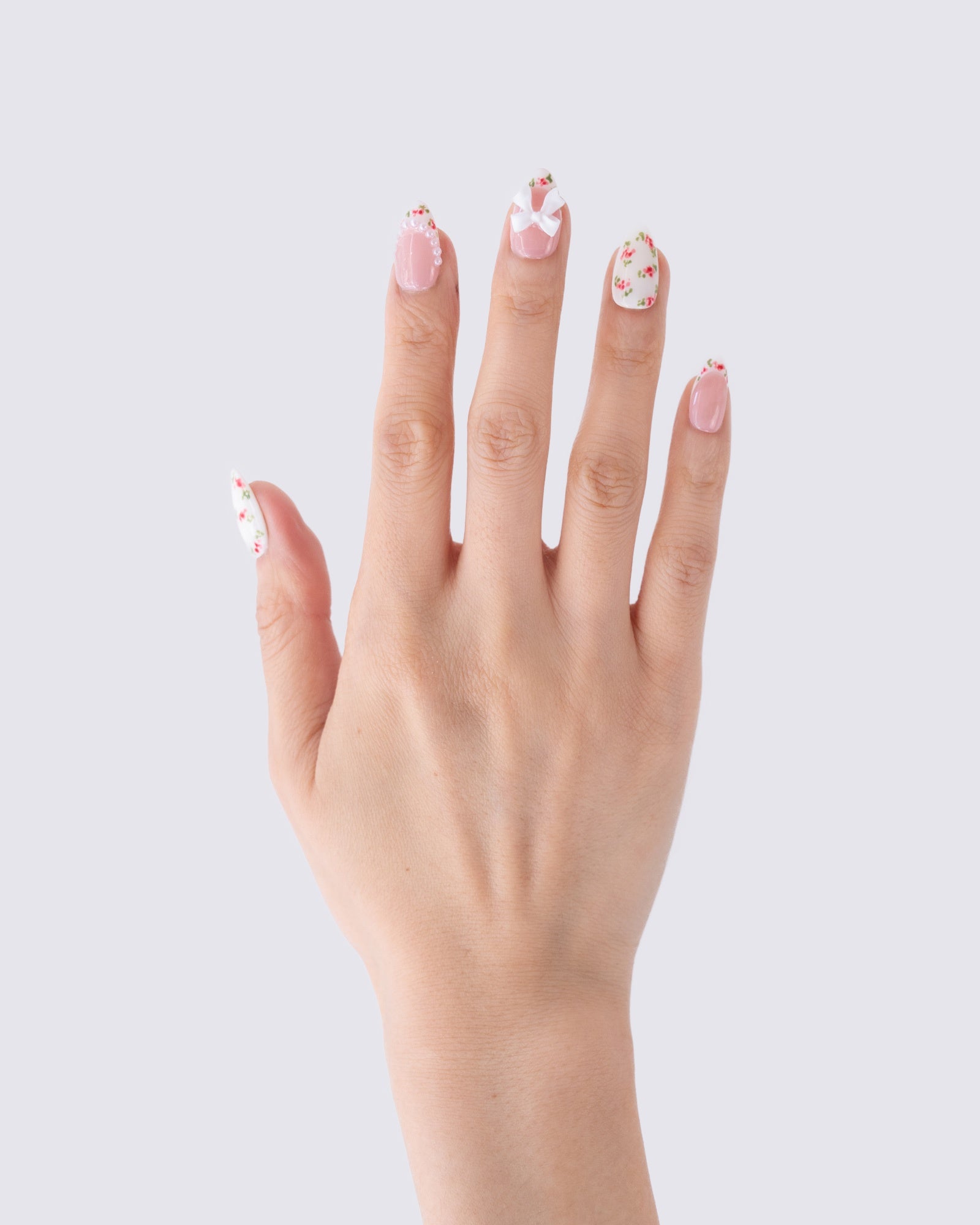 Roseblush 3D Press Ons