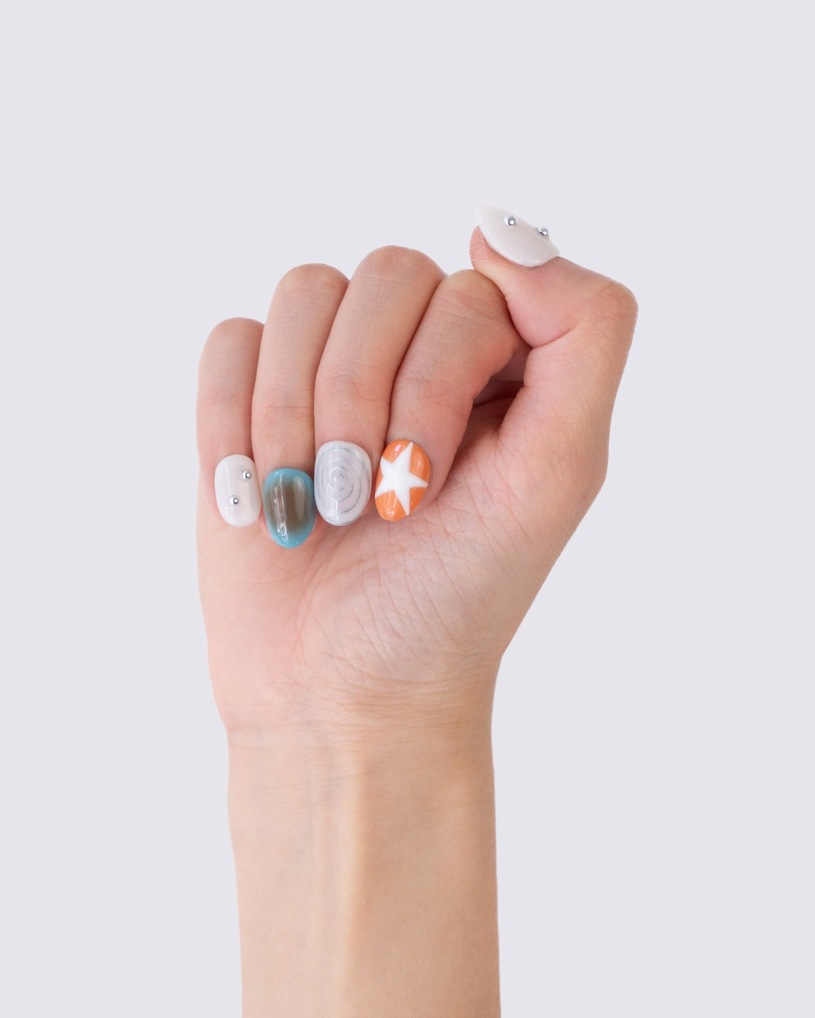 Captain Star 3D Press Ons