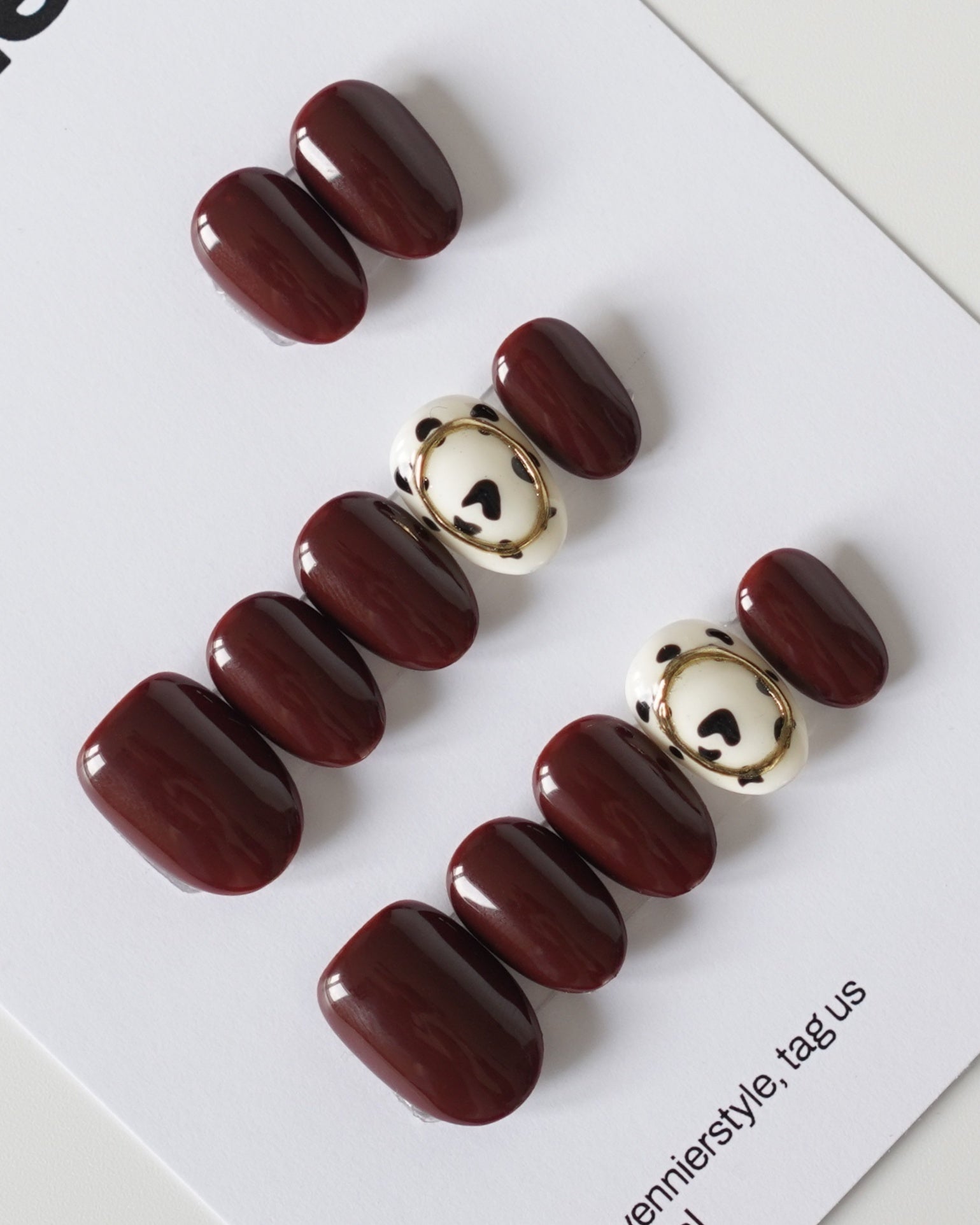 Leopard Brownie Press Ons