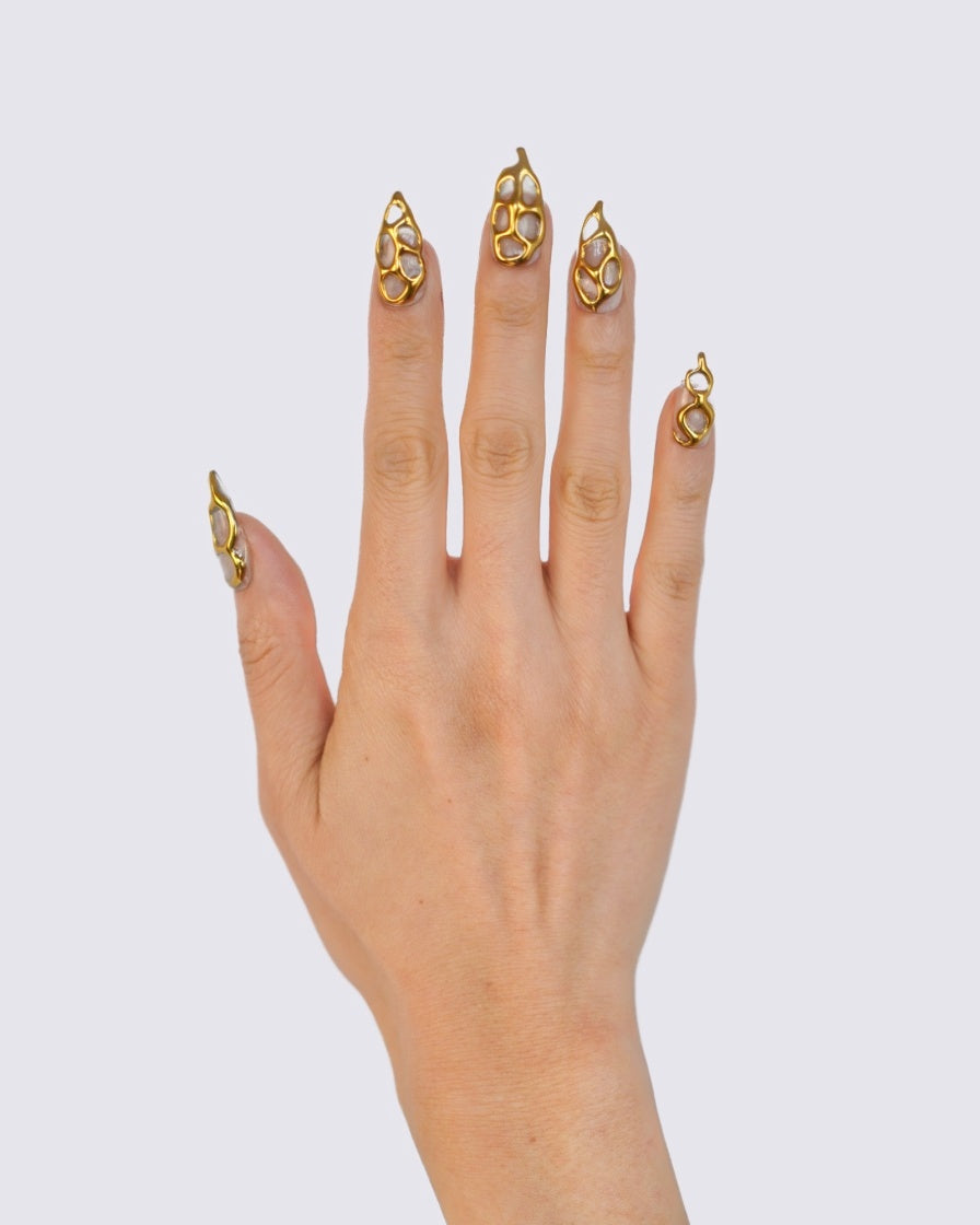 Liquid Gold 3D Press Ons