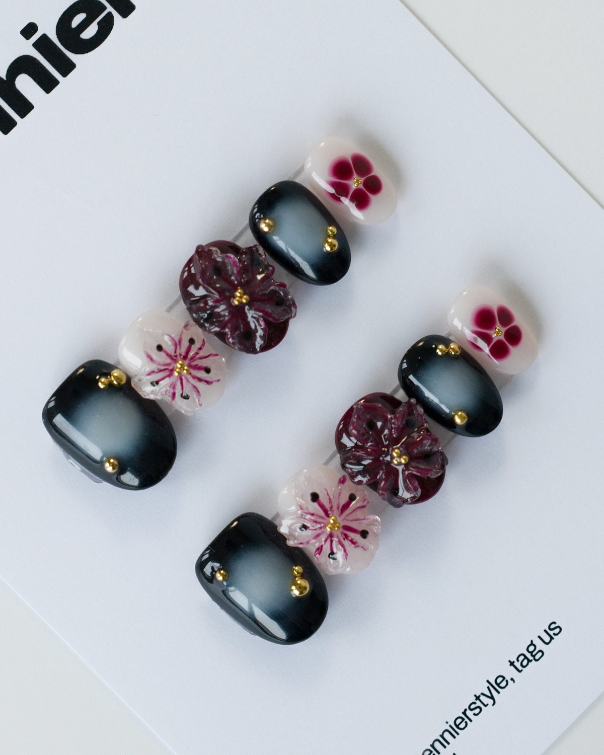 Ink Plum 3D Press Ons