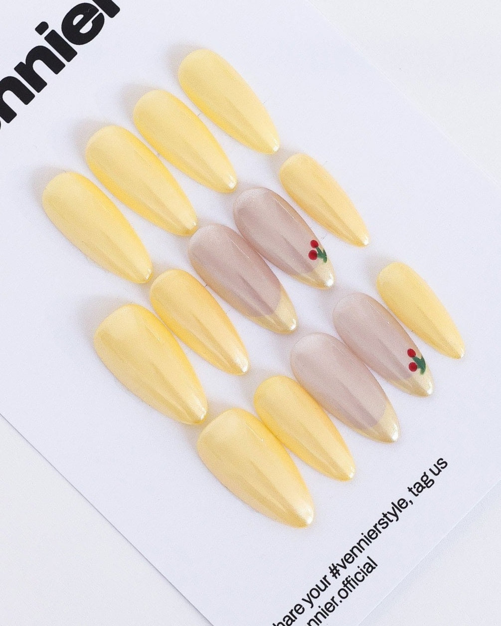 Glazed Sunshine Press Ons