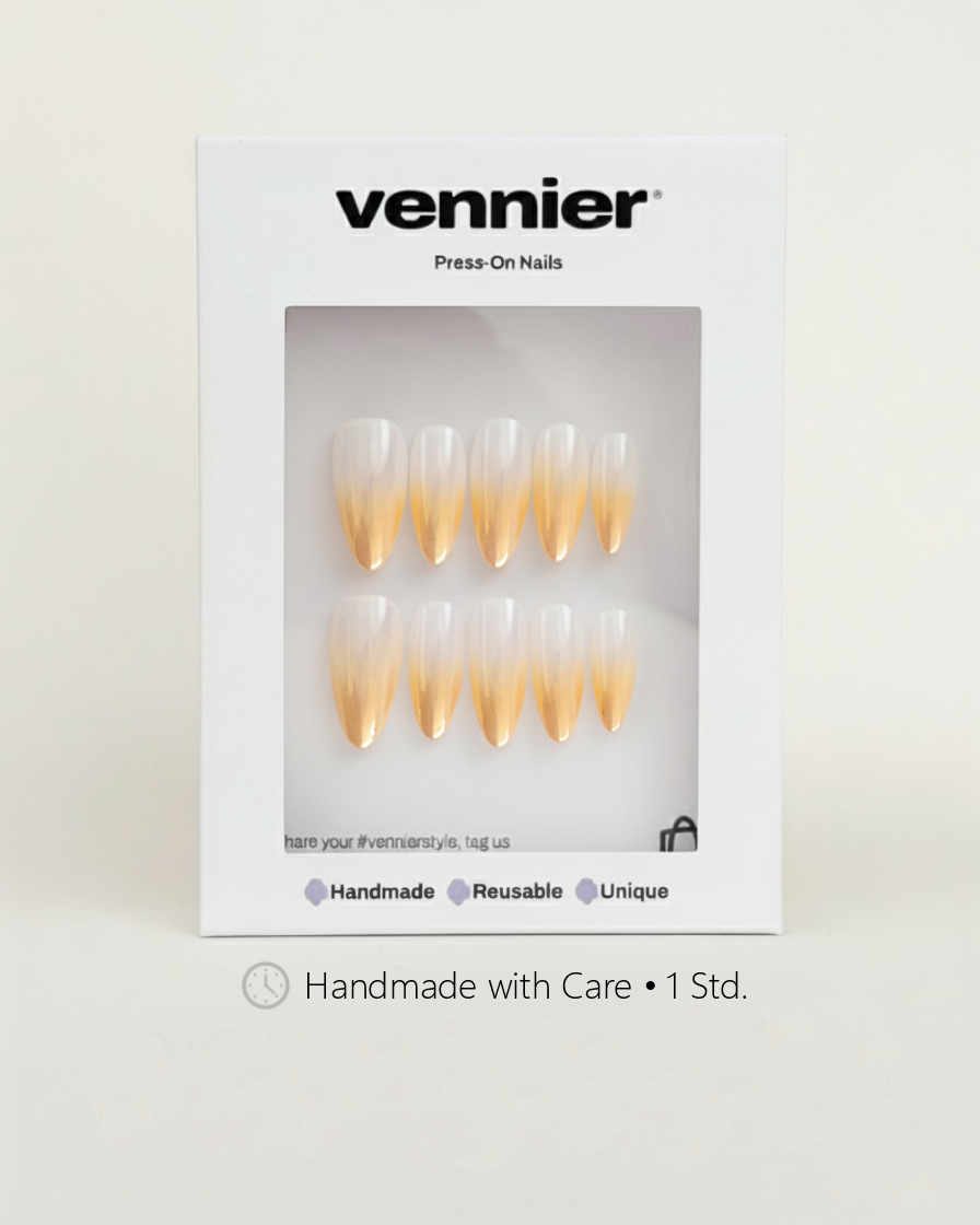 Golden Mirage Press Ons