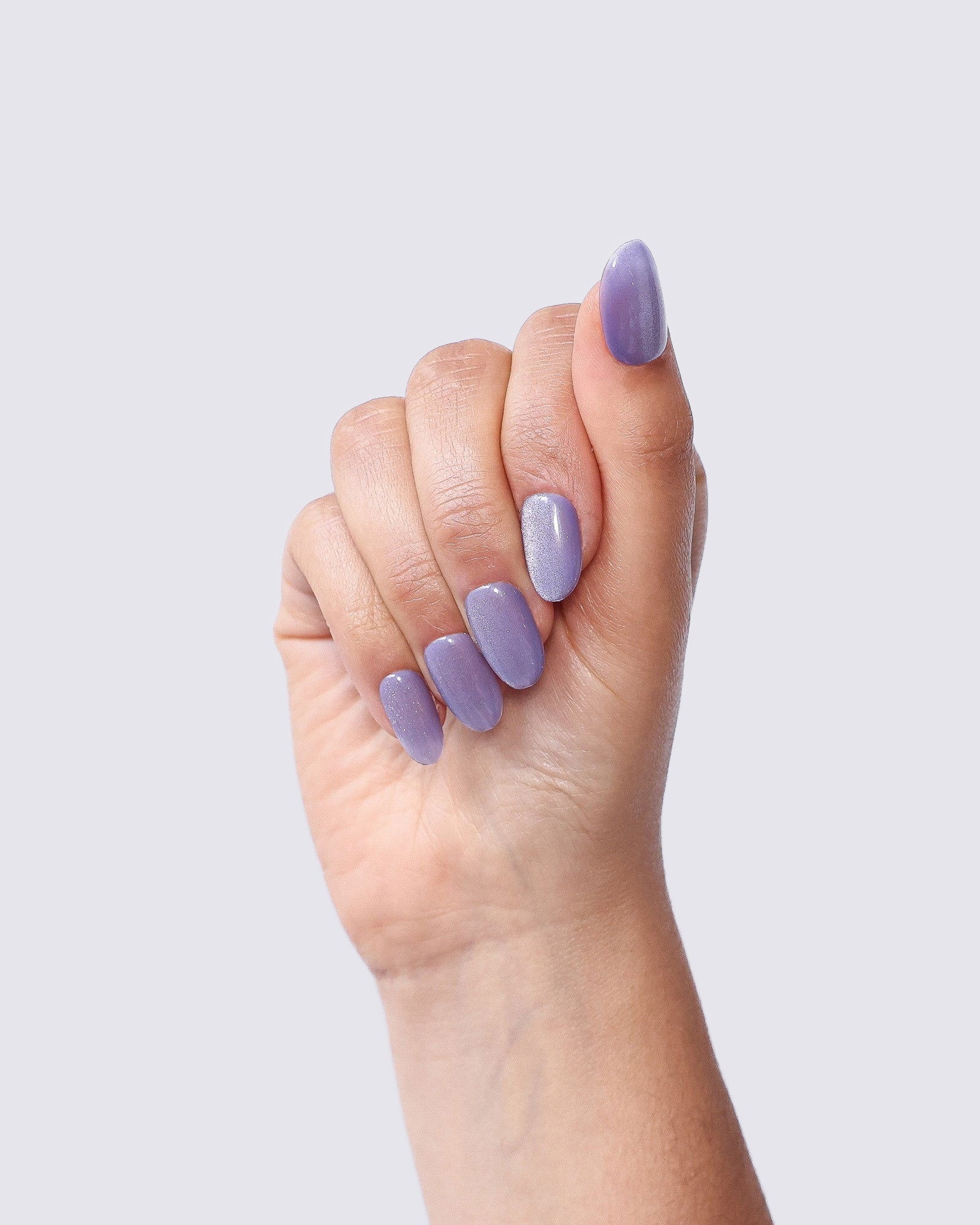 Lilac Cat Eye Press Ons