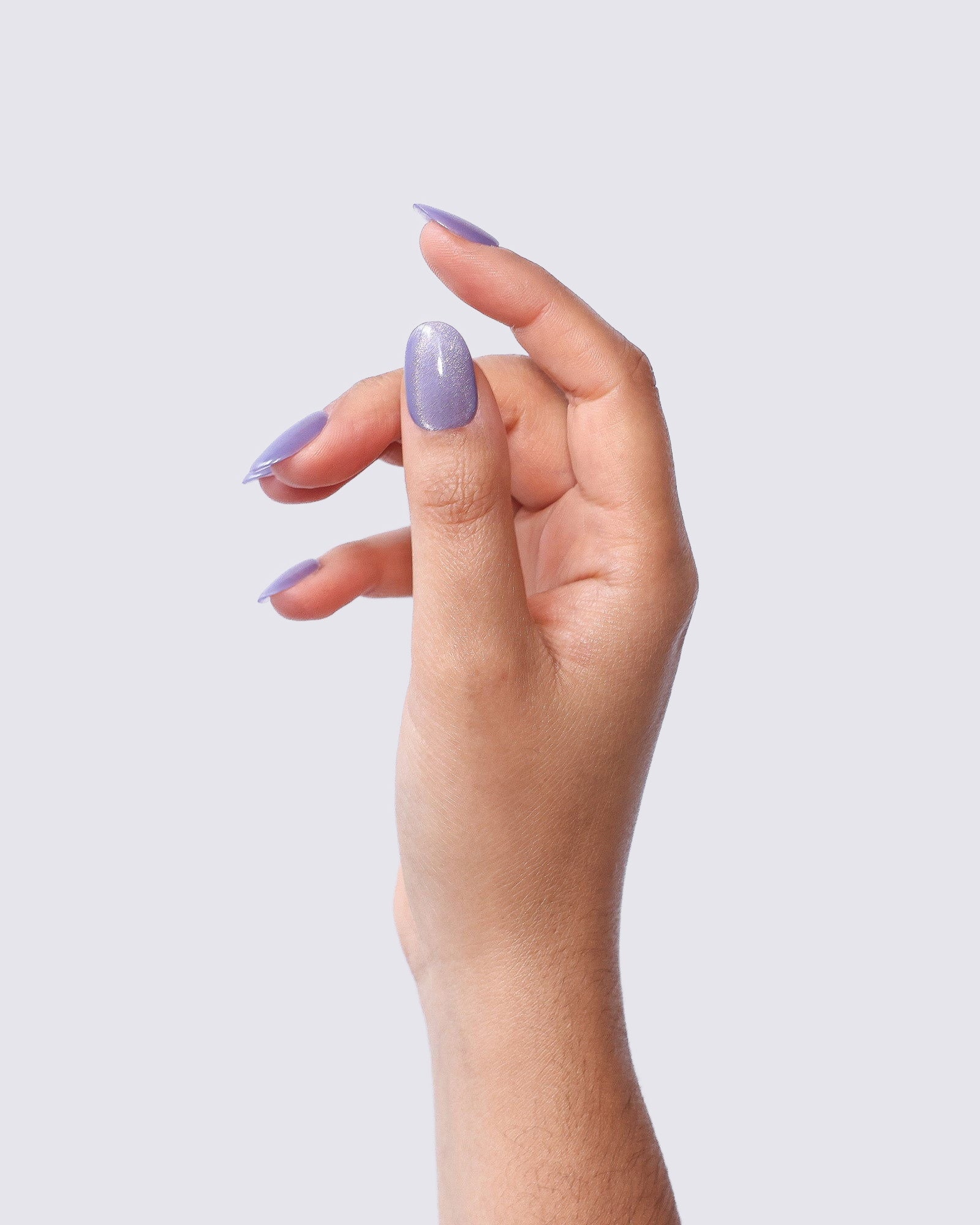 Lilac Cat Eye Press Ons