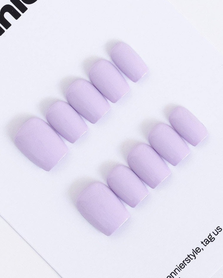 Lilac Haze Press Ons