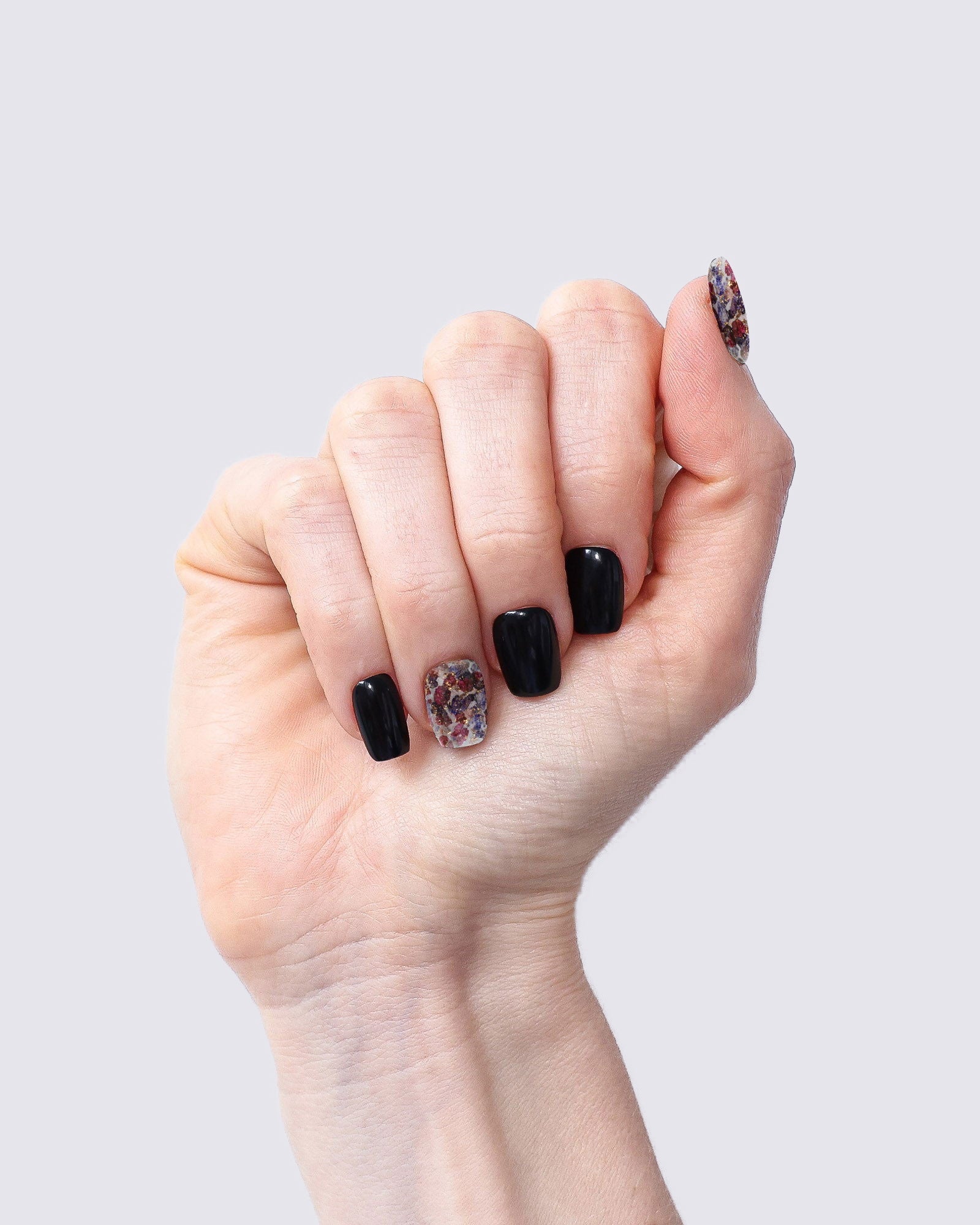 Midnight Gem Press Ons