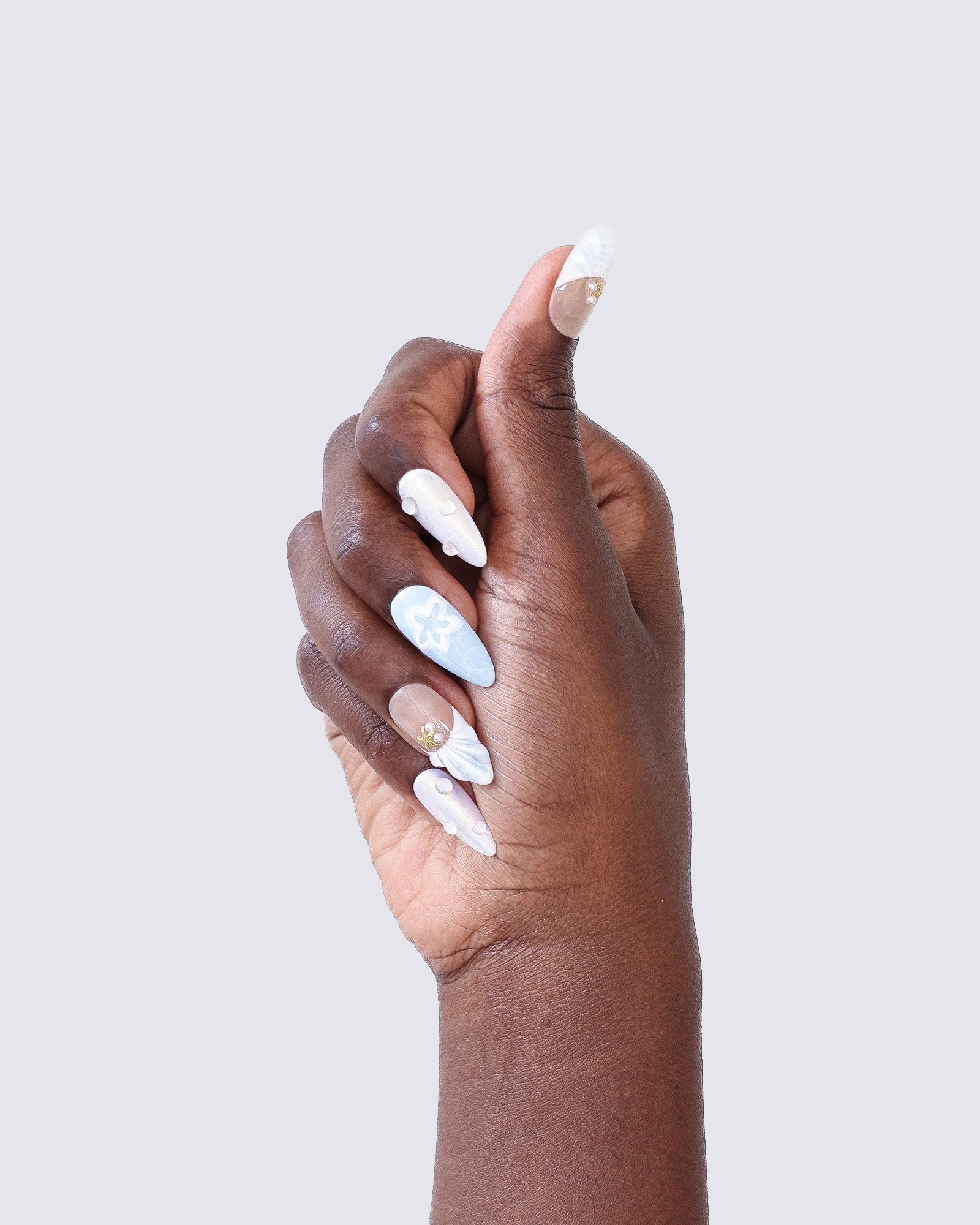 Ocean Breeze 3D Press Ons