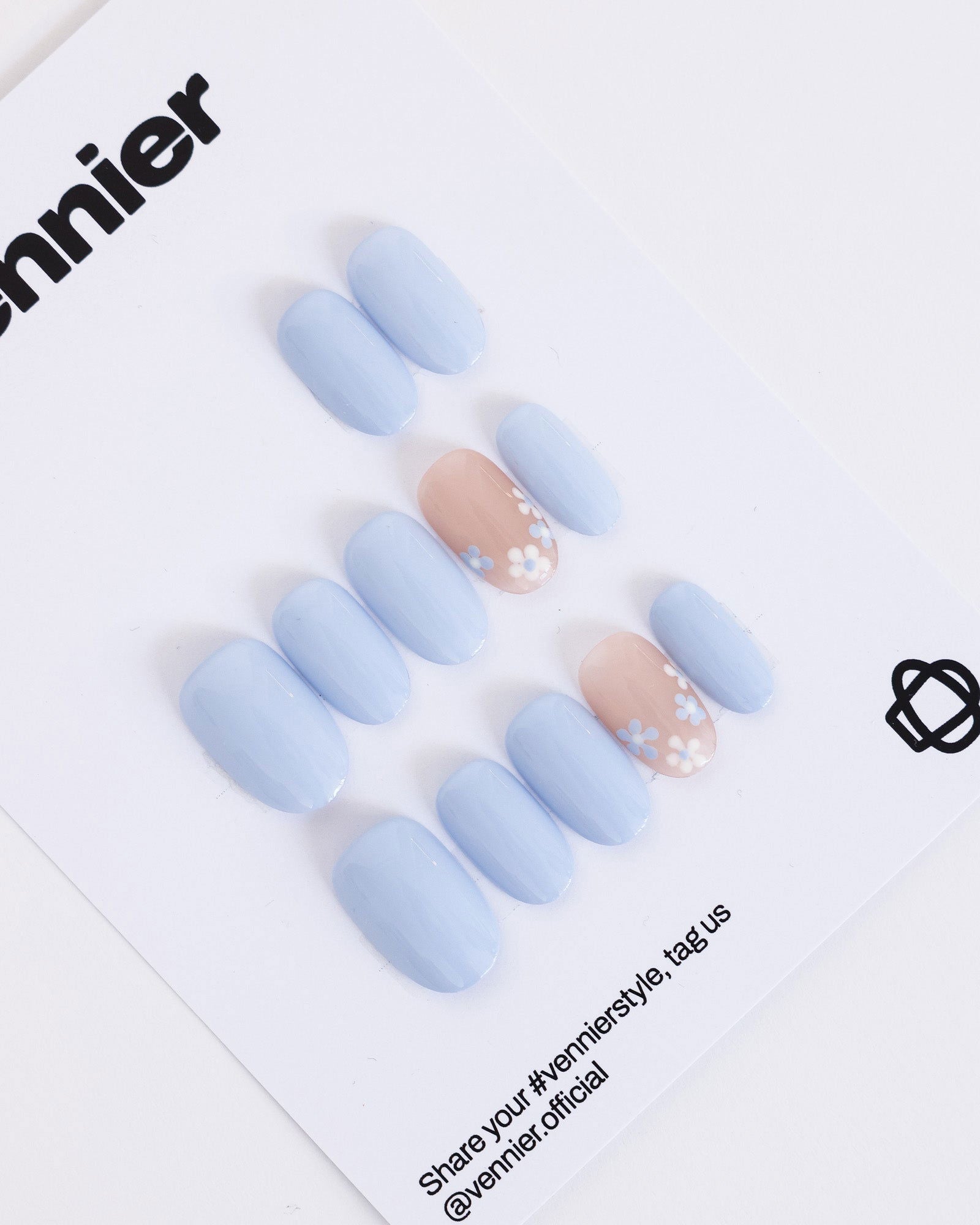 Pastel Petals Press On Nails - Vennier -