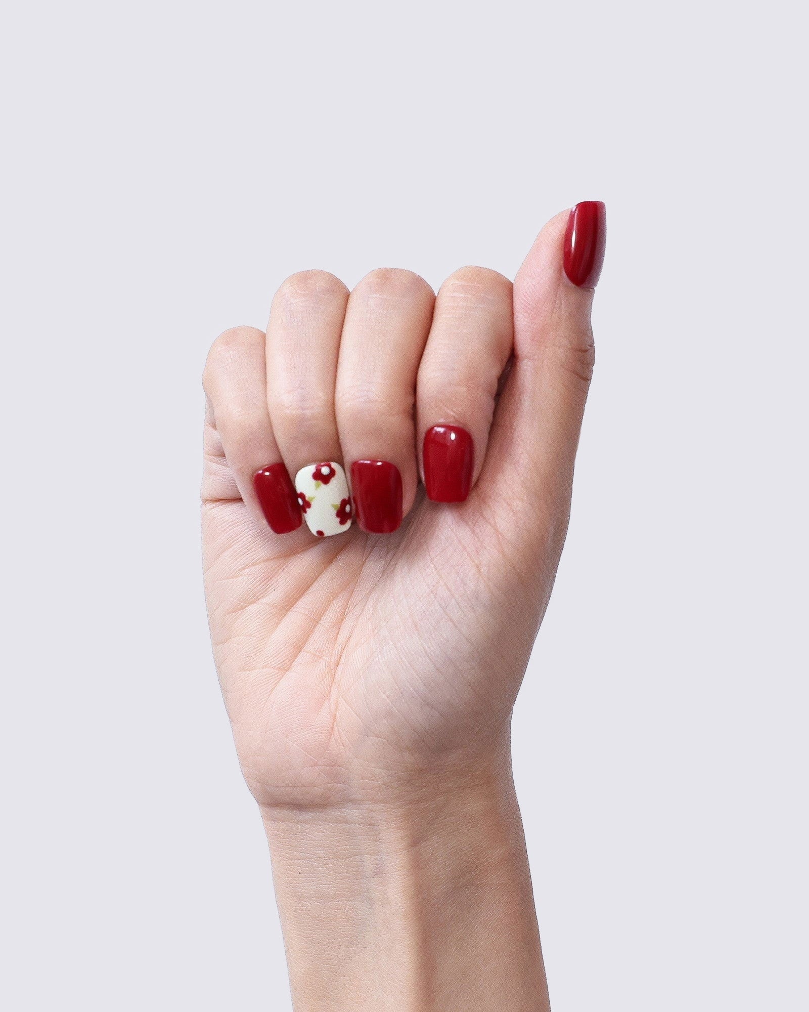 Ruby Charm Press Ons