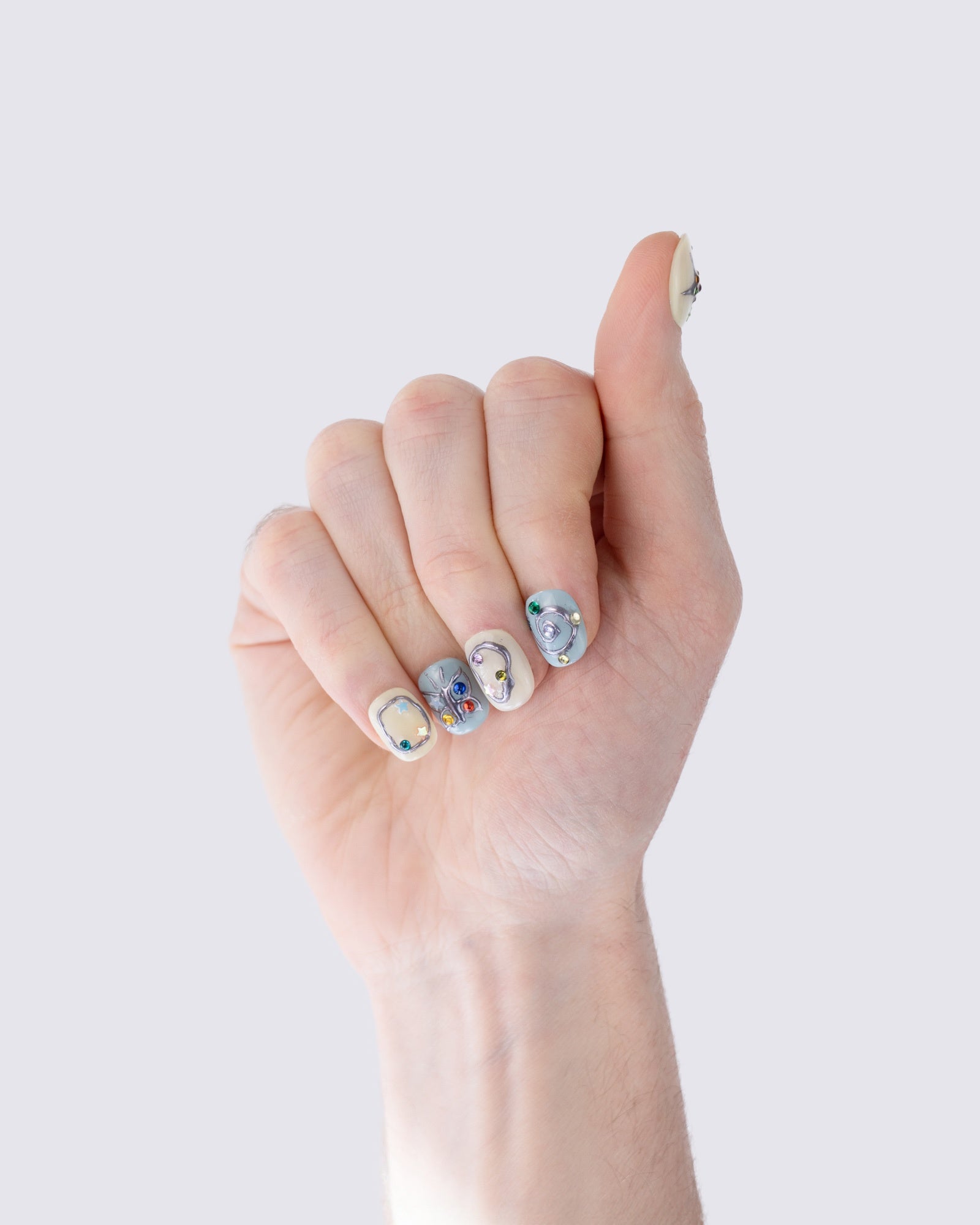 Doodle Pop 3D Press Ons