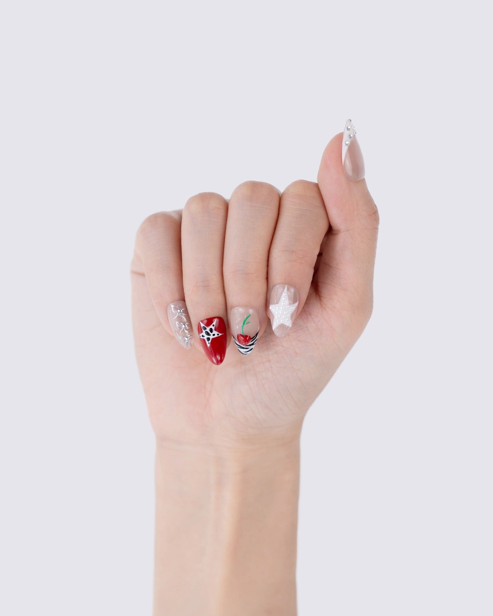 Cherry Crush 3D Press Ons