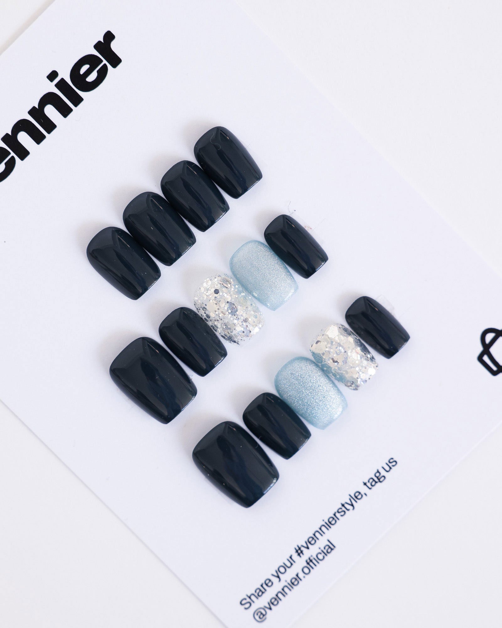 Stellar Nightfall Gel Press On - Vennier -