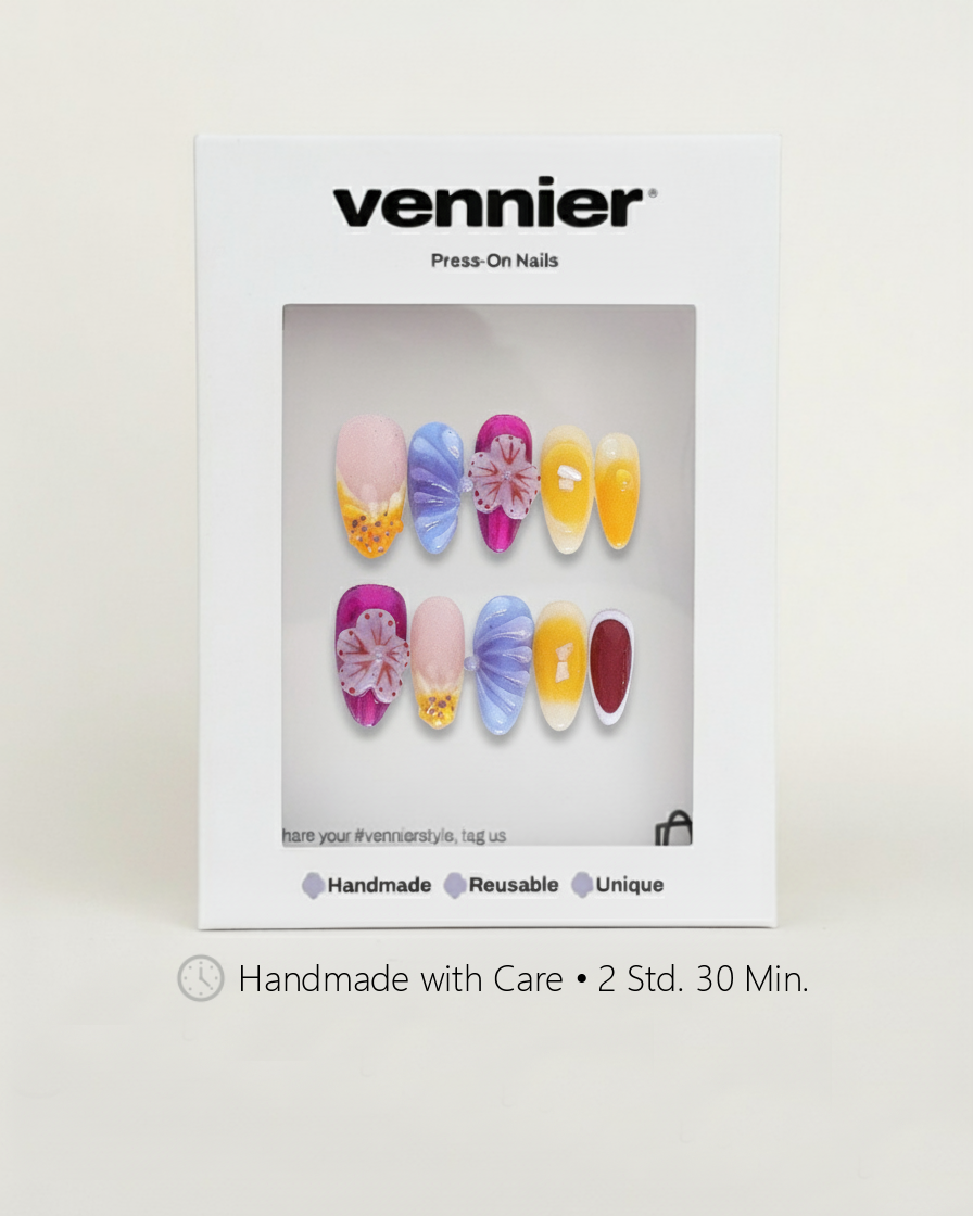 Sunset Hawai 3D Press Ons