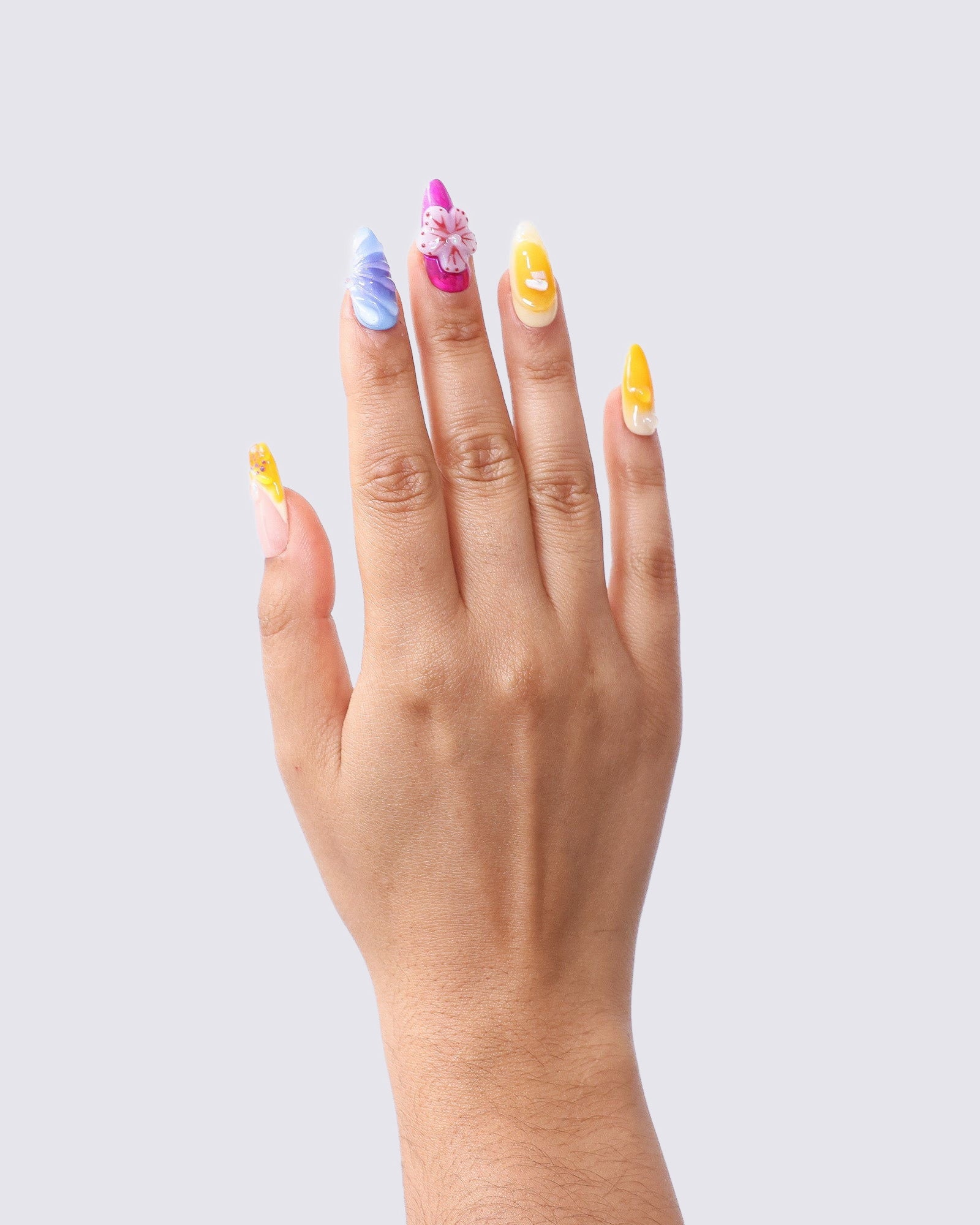 Sunset Hawai 3D Press Ons