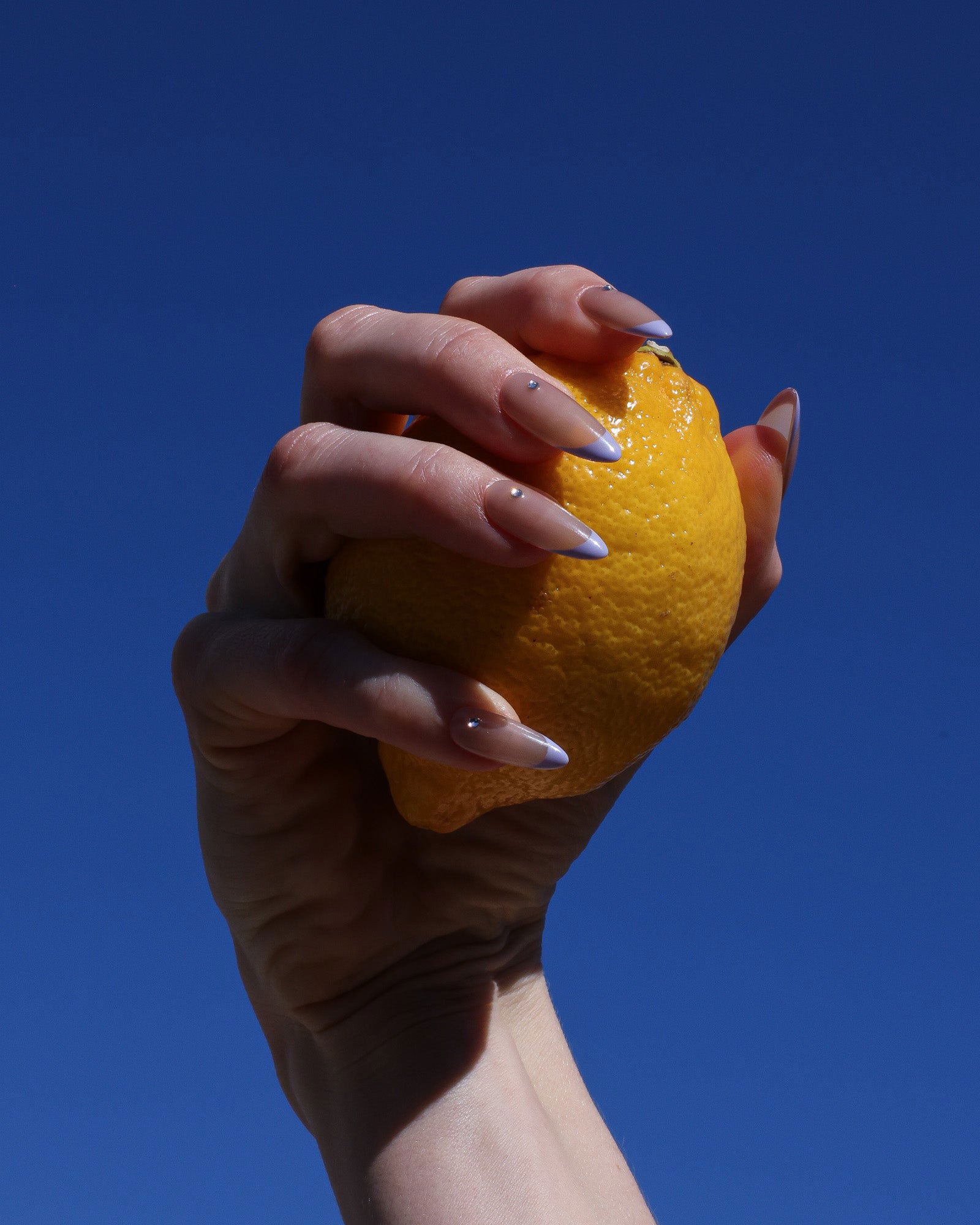 Violet Glimmer Press On Nails - Vennier -