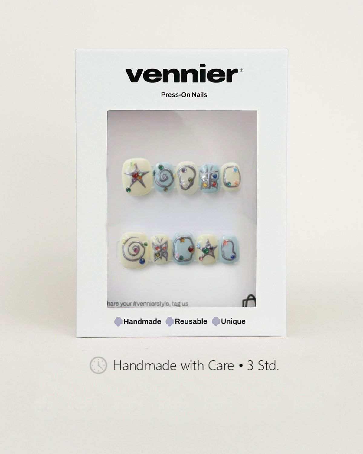 Doodle Pop 3D Press Ons