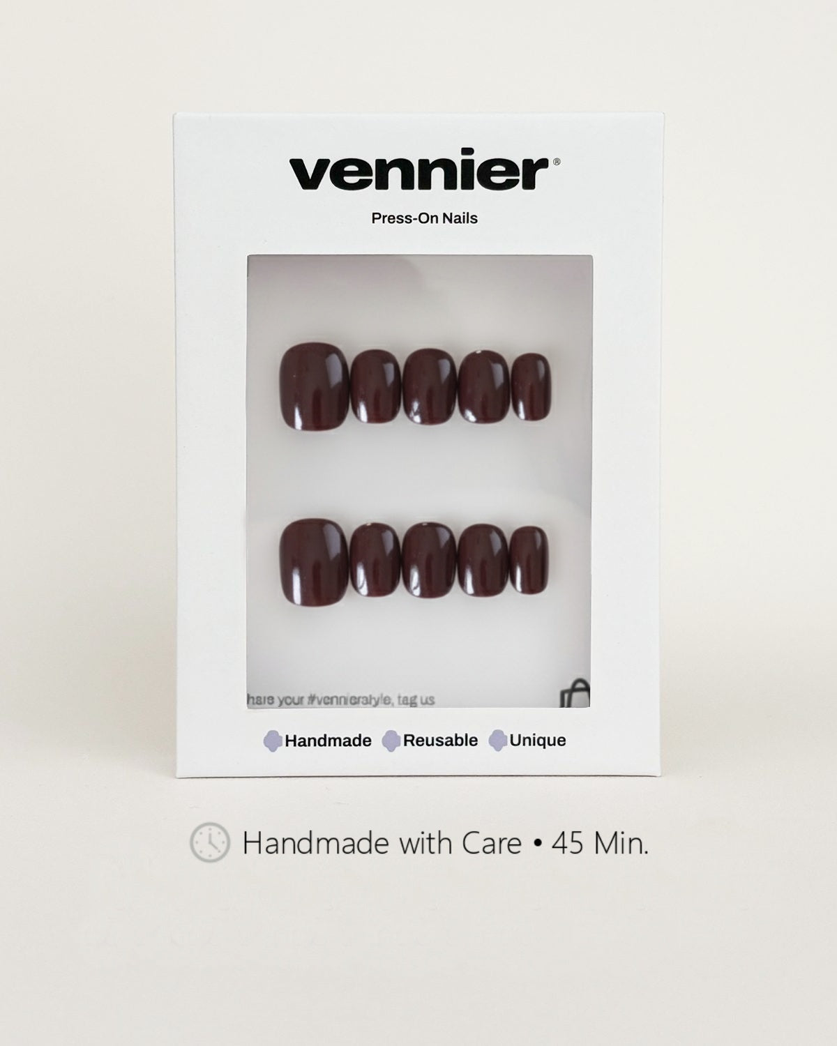 Espresso Chrome Press Ons