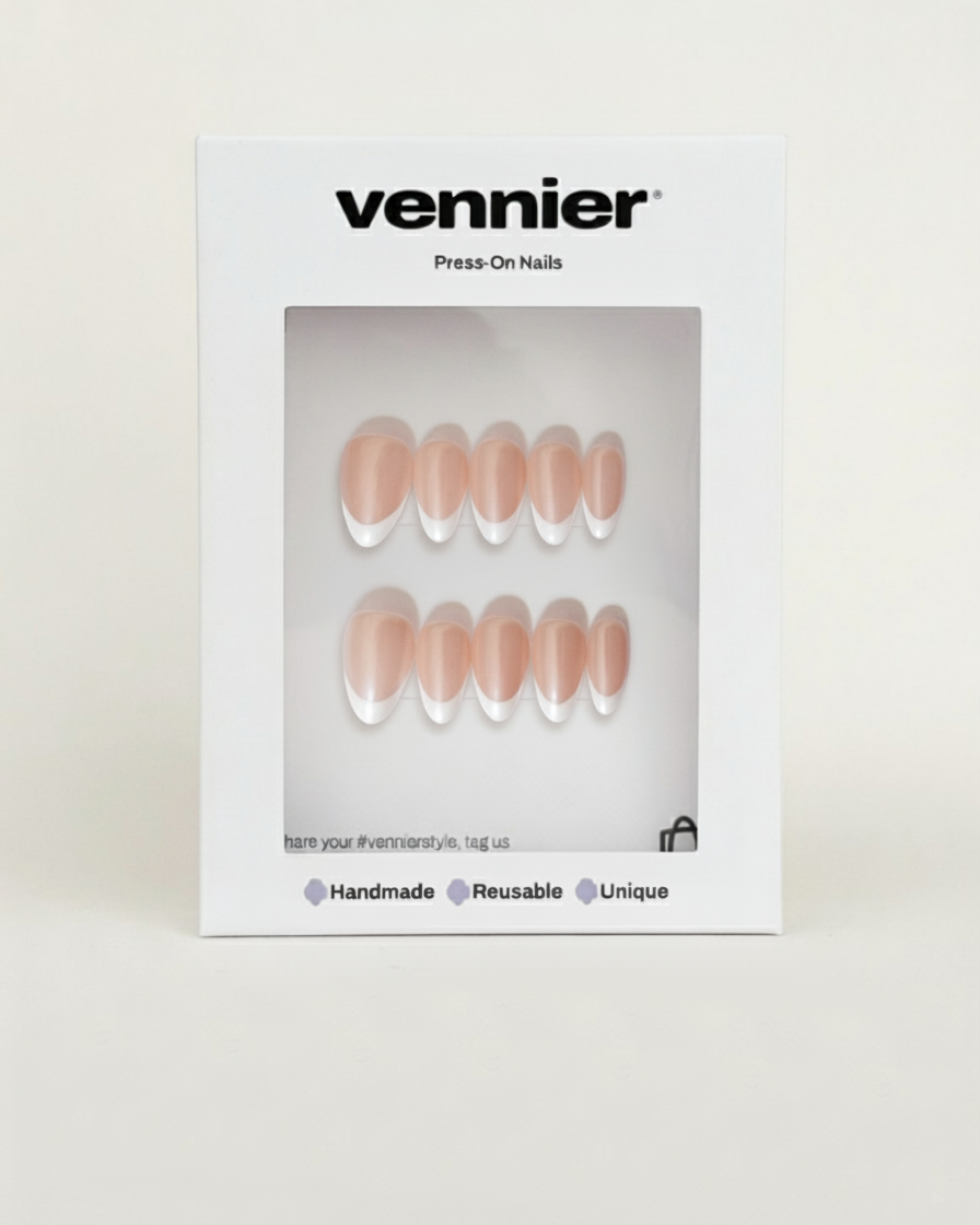 French Light Chrome Press Ons