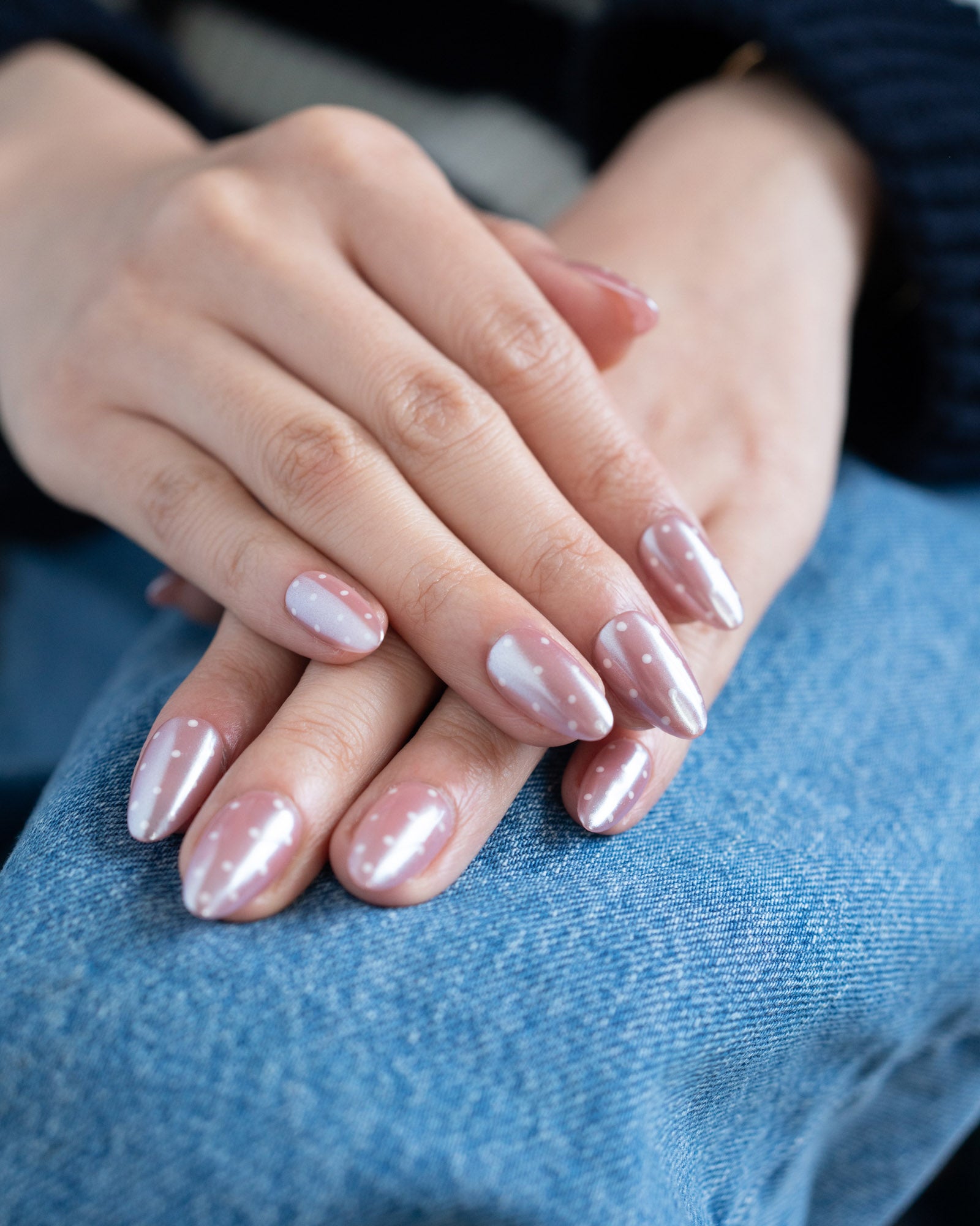 Glazed Polka Press Ons