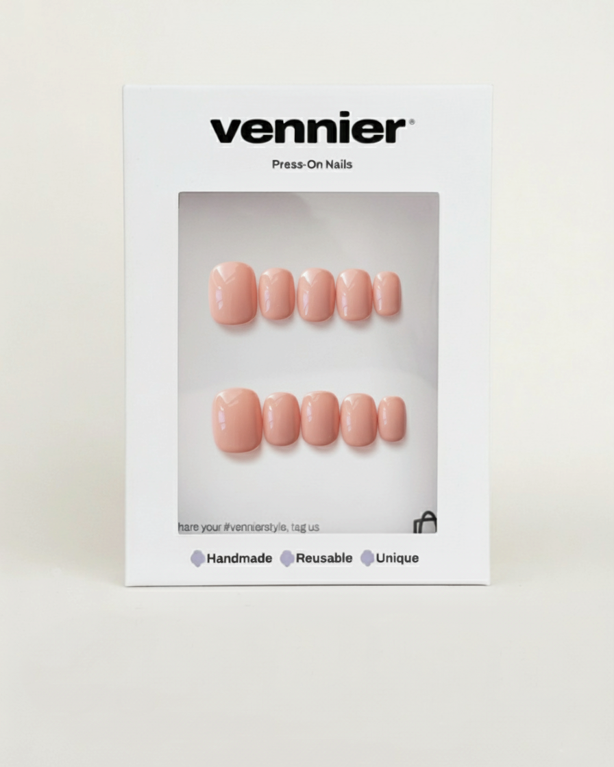 Peachy Glow Press Ons