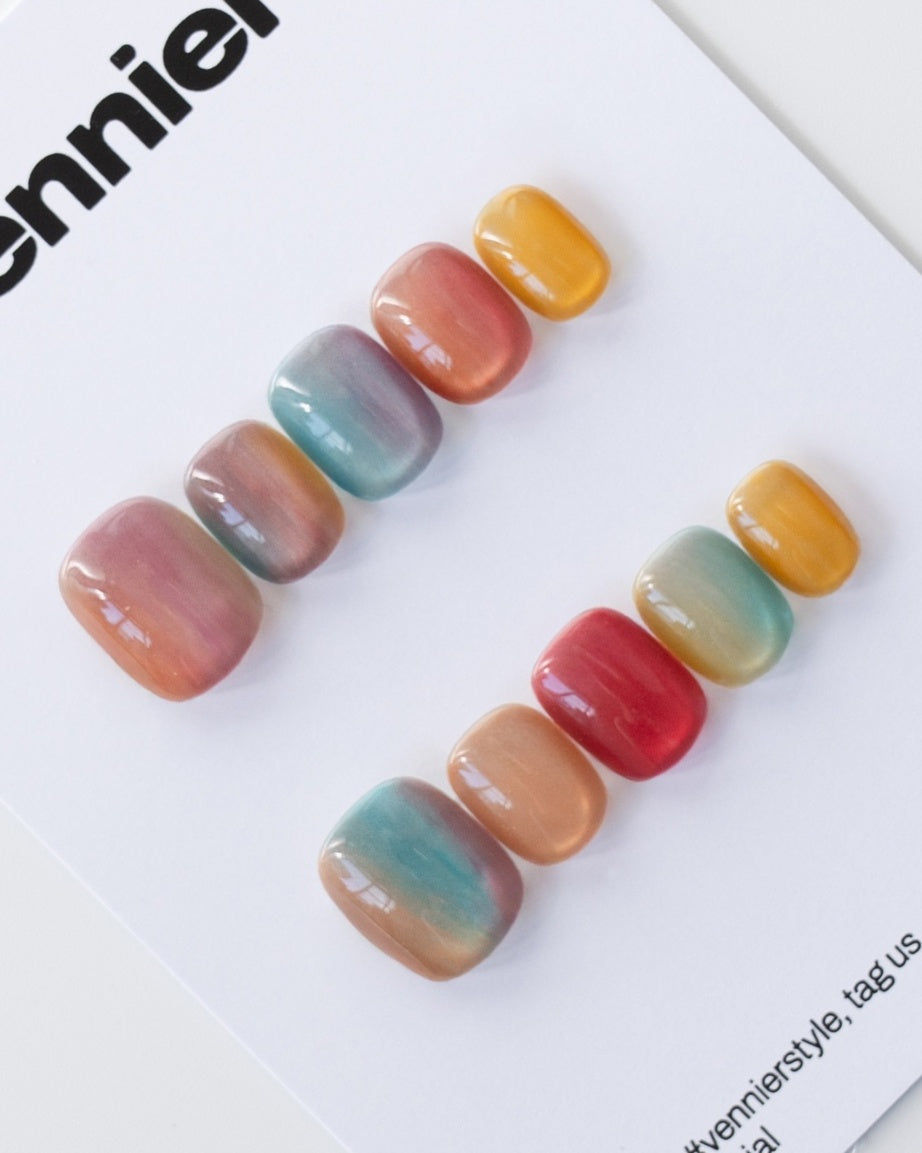 Candy Pop Cat Eye Press Ons