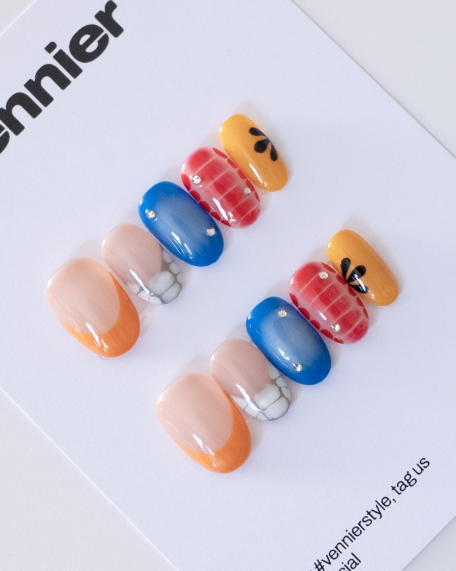 Cabana Palm 3D Press Ons