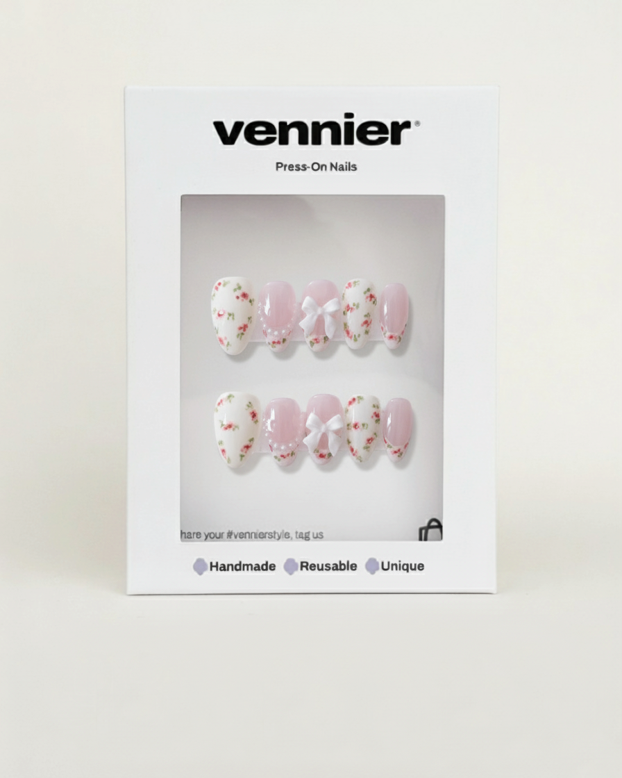 Roseblush 3D Press Ons