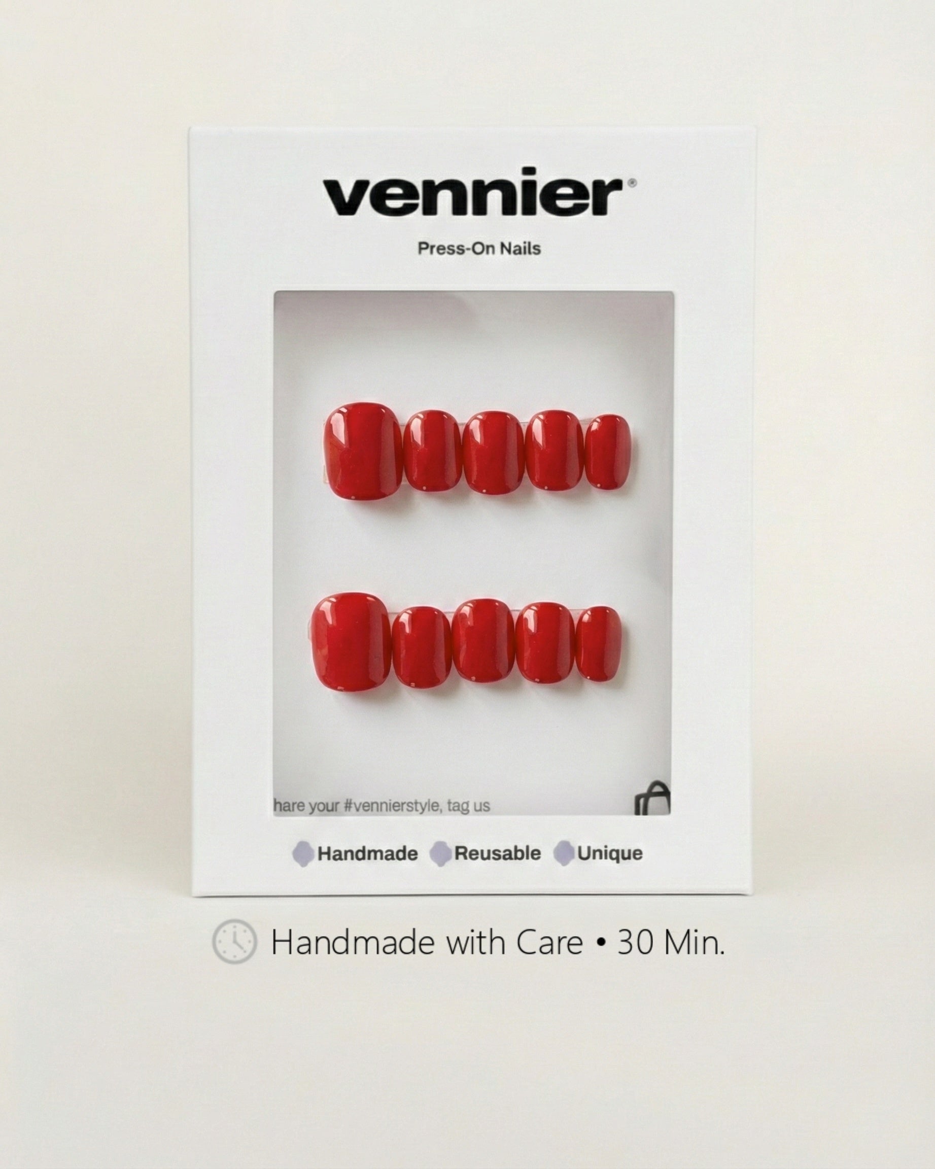 Tomato Red Press Ons