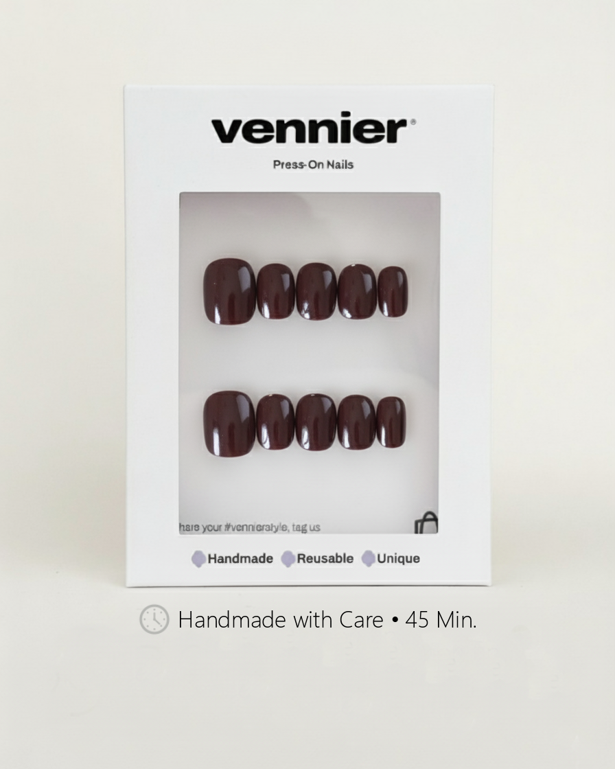 Espresso Chrome Press Ons