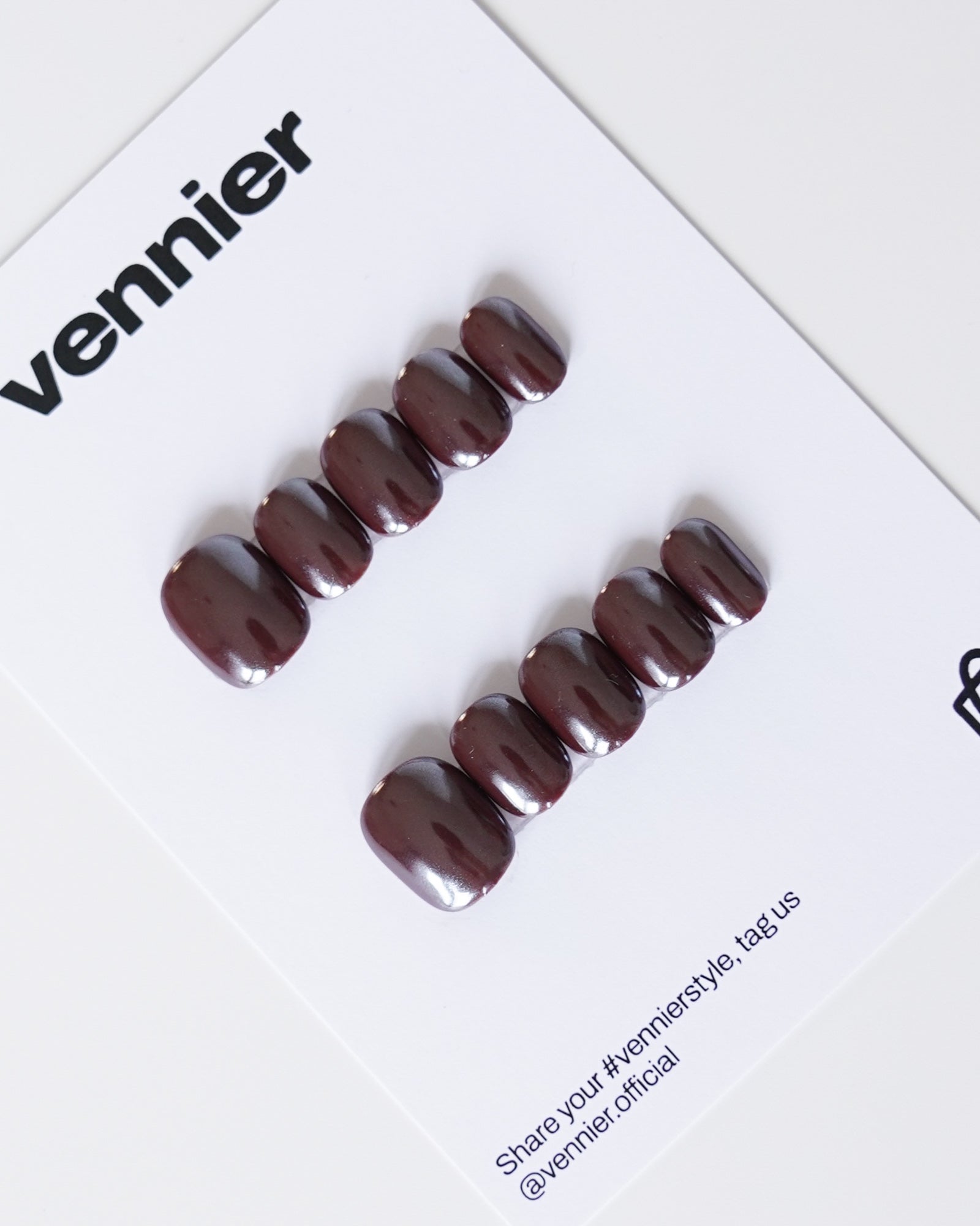 Espresso Chrome Press Ons