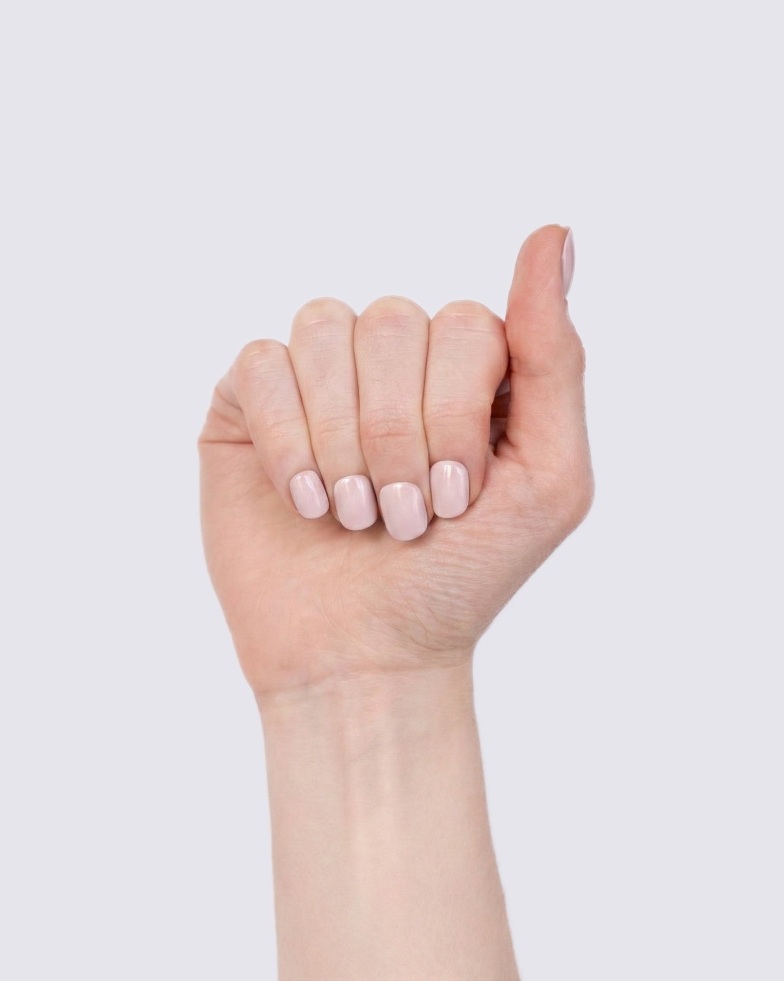 Rose Nude Press Ons