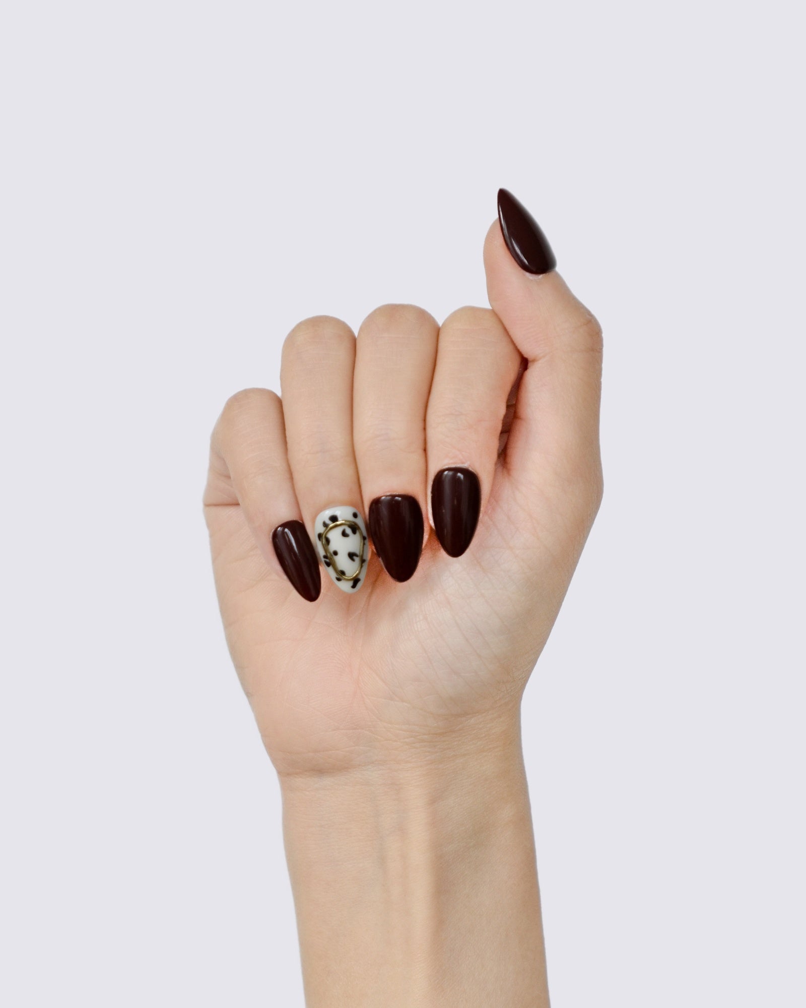 Leopard Brownie Press Ons