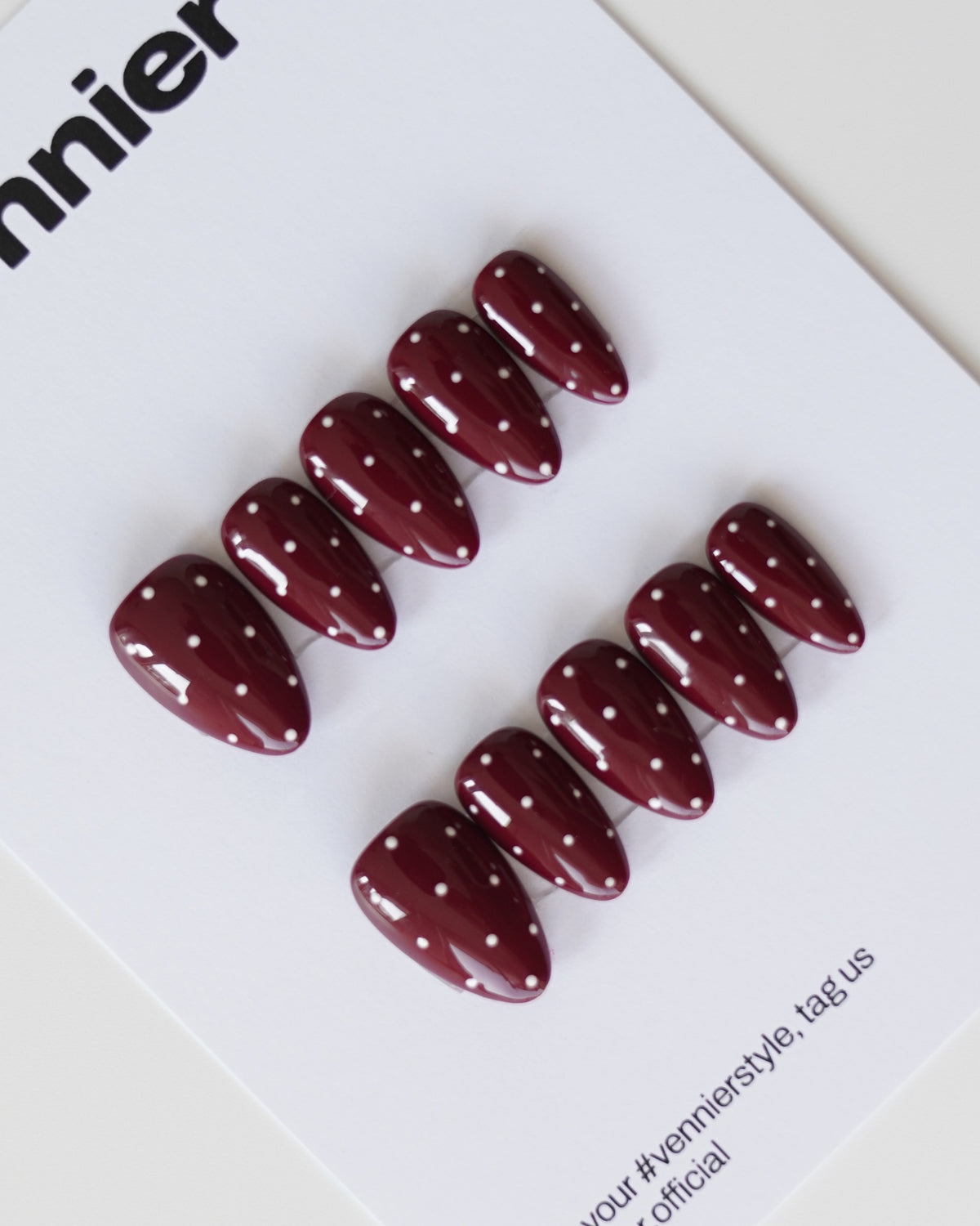 Berry Dot Press Ons