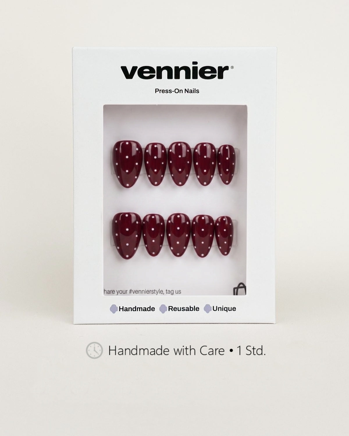 Berry Dot Press Ons