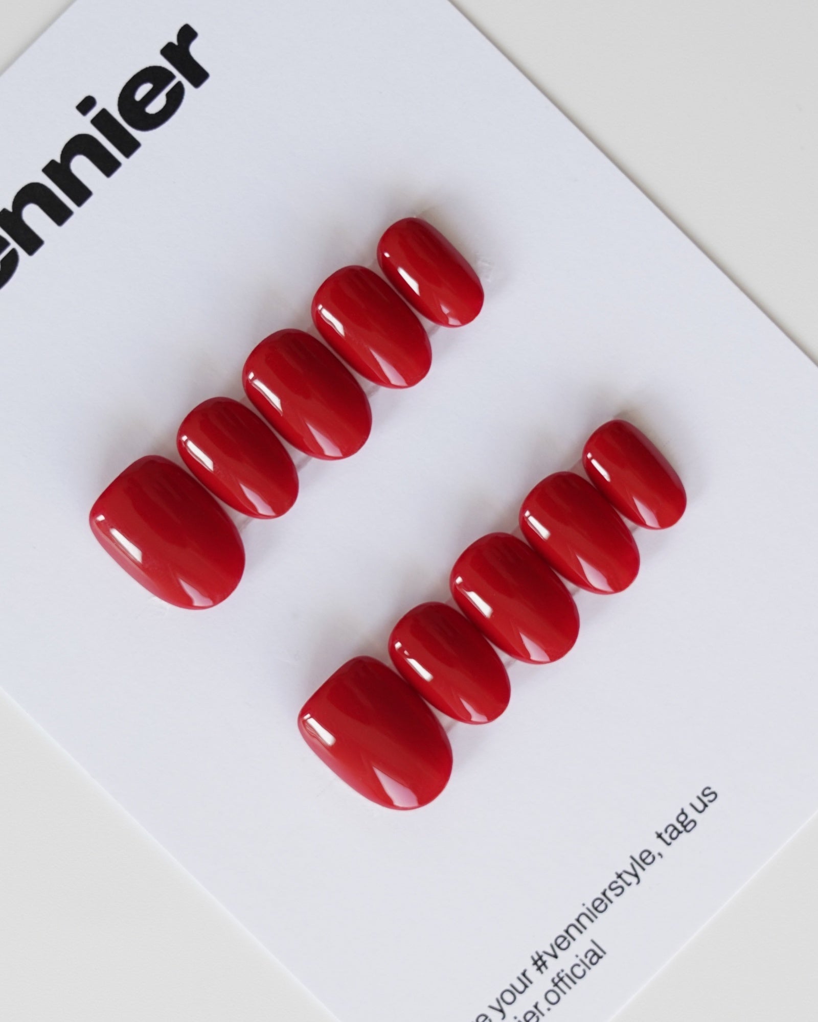 Cherry Red Press Ons